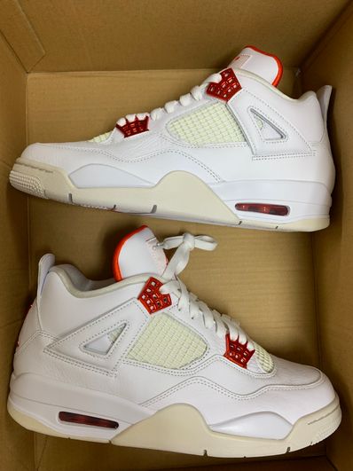 Nike Air Jordan 4 Retro "White/Team Orange"