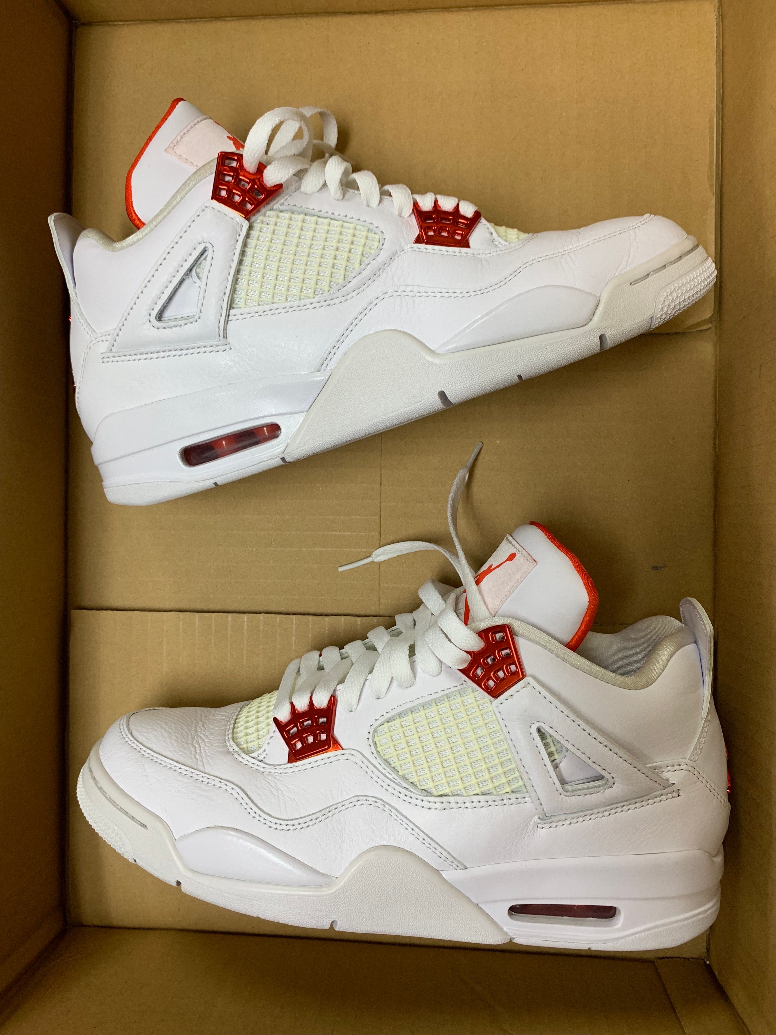 Nike Air Jordan 4 Retro "White/Team Orange"