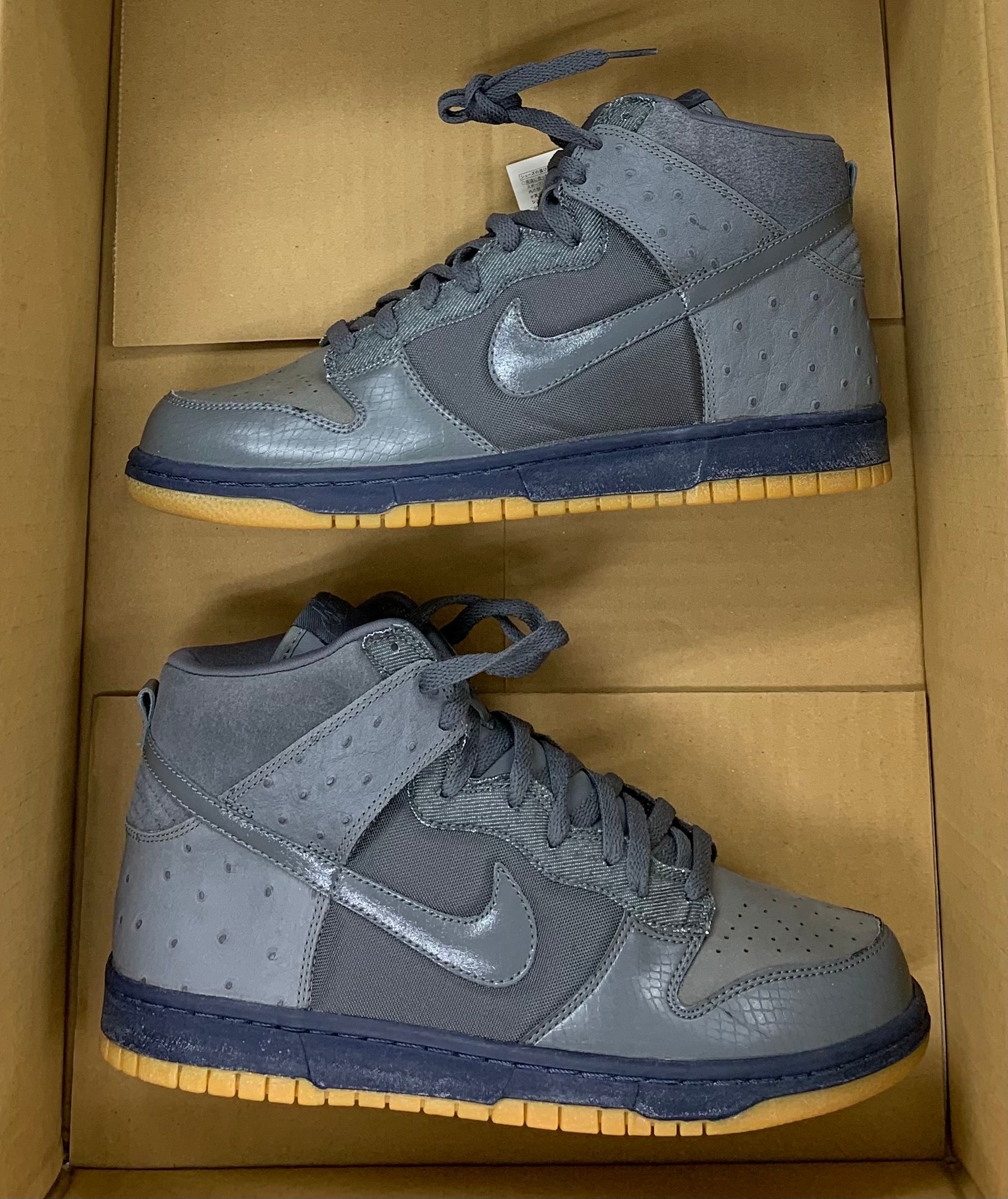 Nike Dunk High Deluxe "Light Graphite/True Blue"