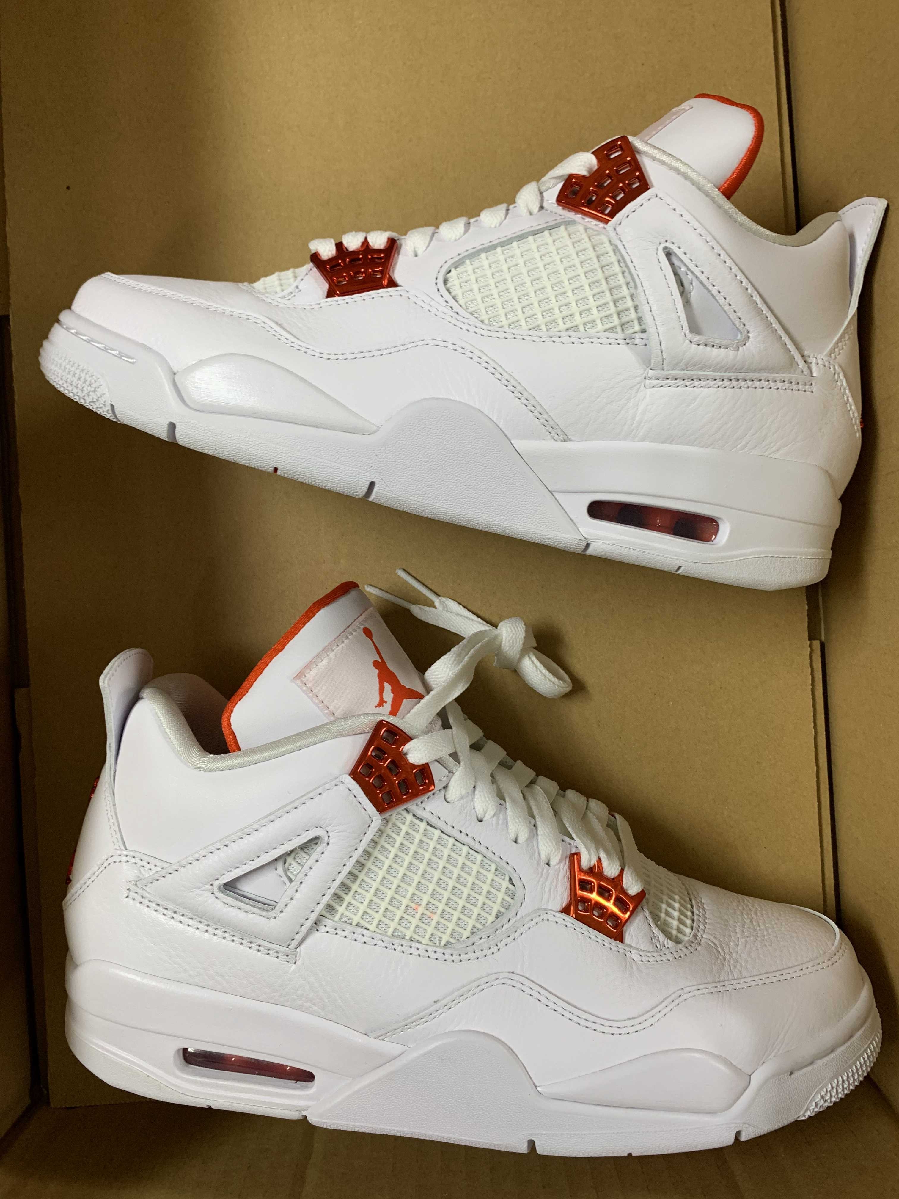 Nike Air Jordan 4 Retro "White/Team Orange"