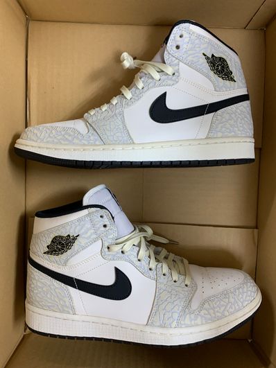 Nike Air Jordan 1 Retro High "White Elephant Print/Safari"