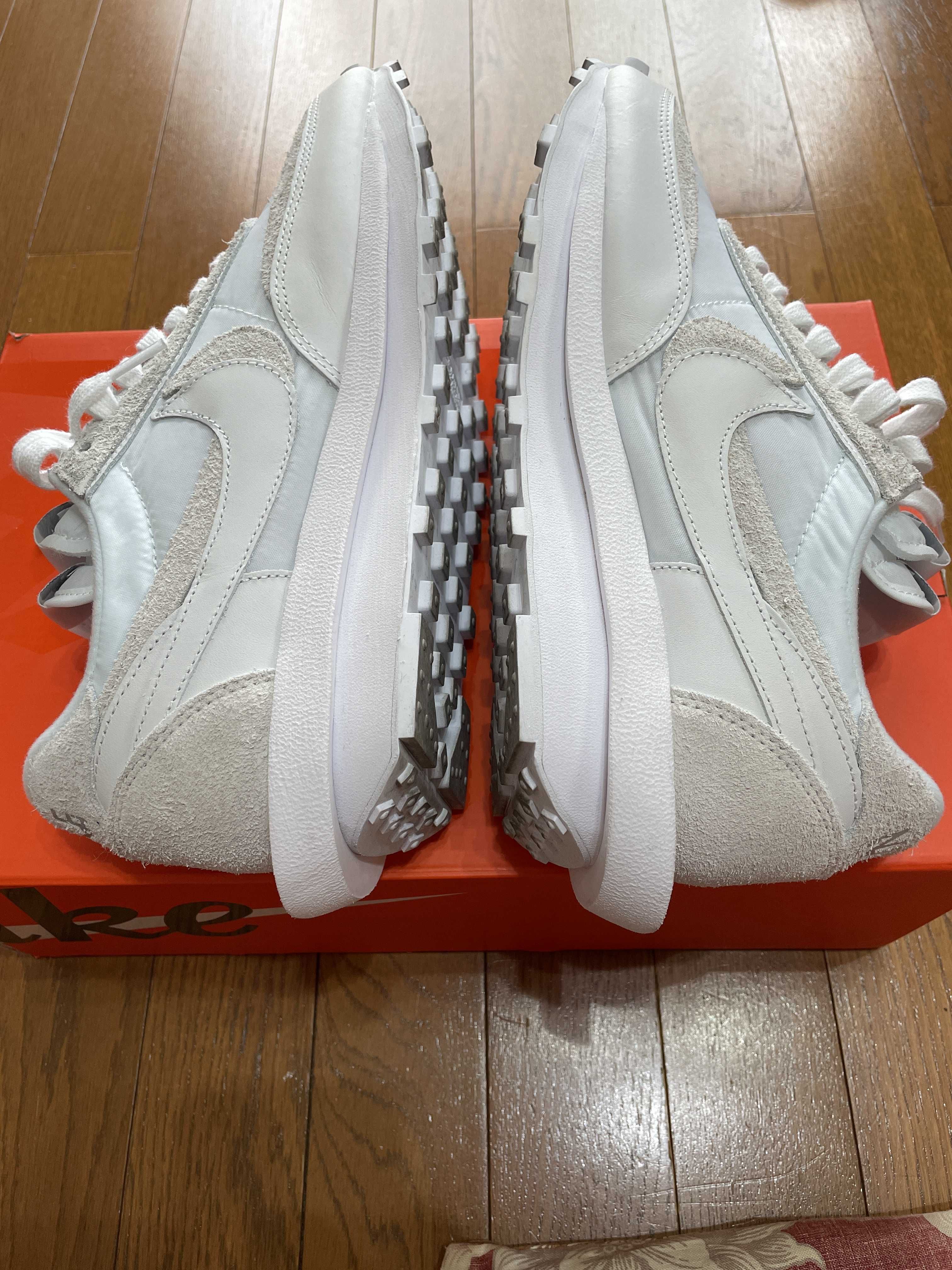 sacai × Nike LDV Waffle "Triple White"