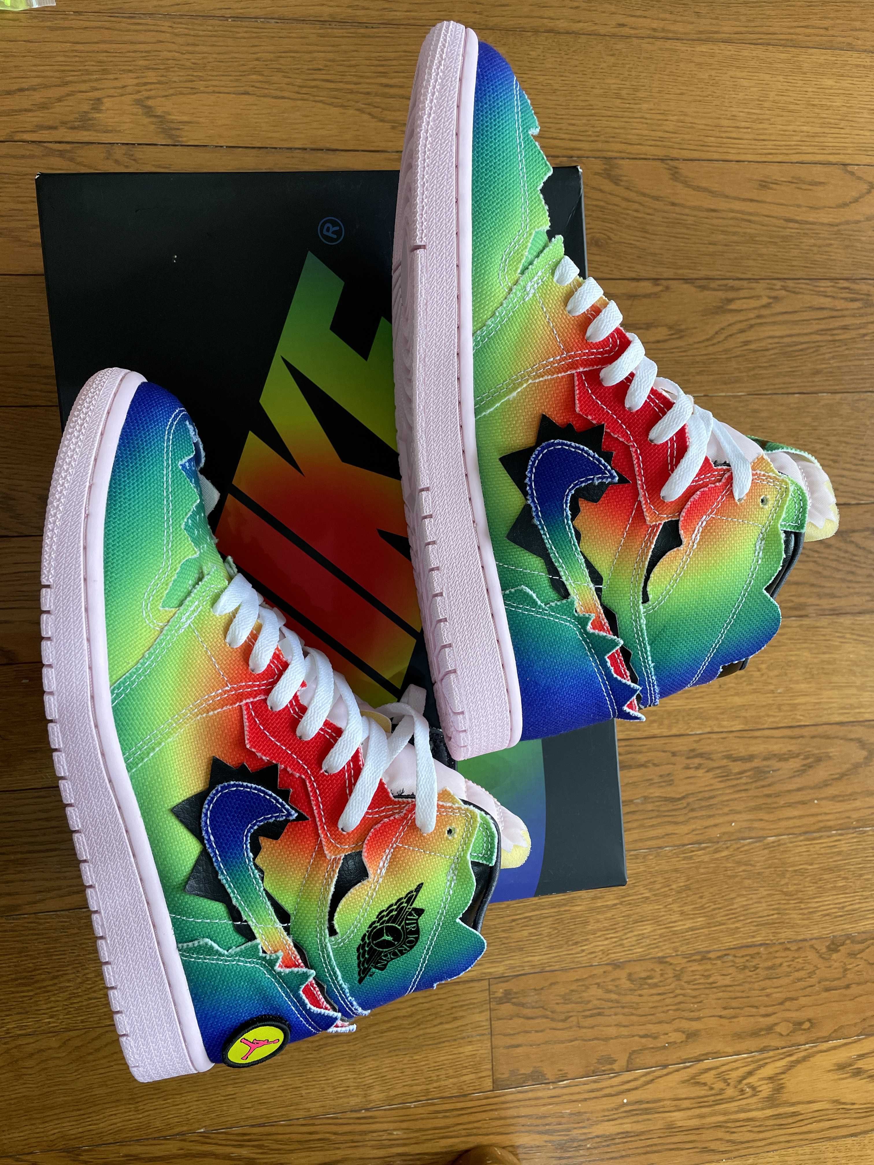 J Balvin × Nike Air Jordan 1 High OG "Rainbow"