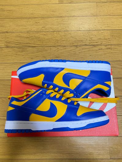 Nike Dunk Low "Blue Jay and University Gold"