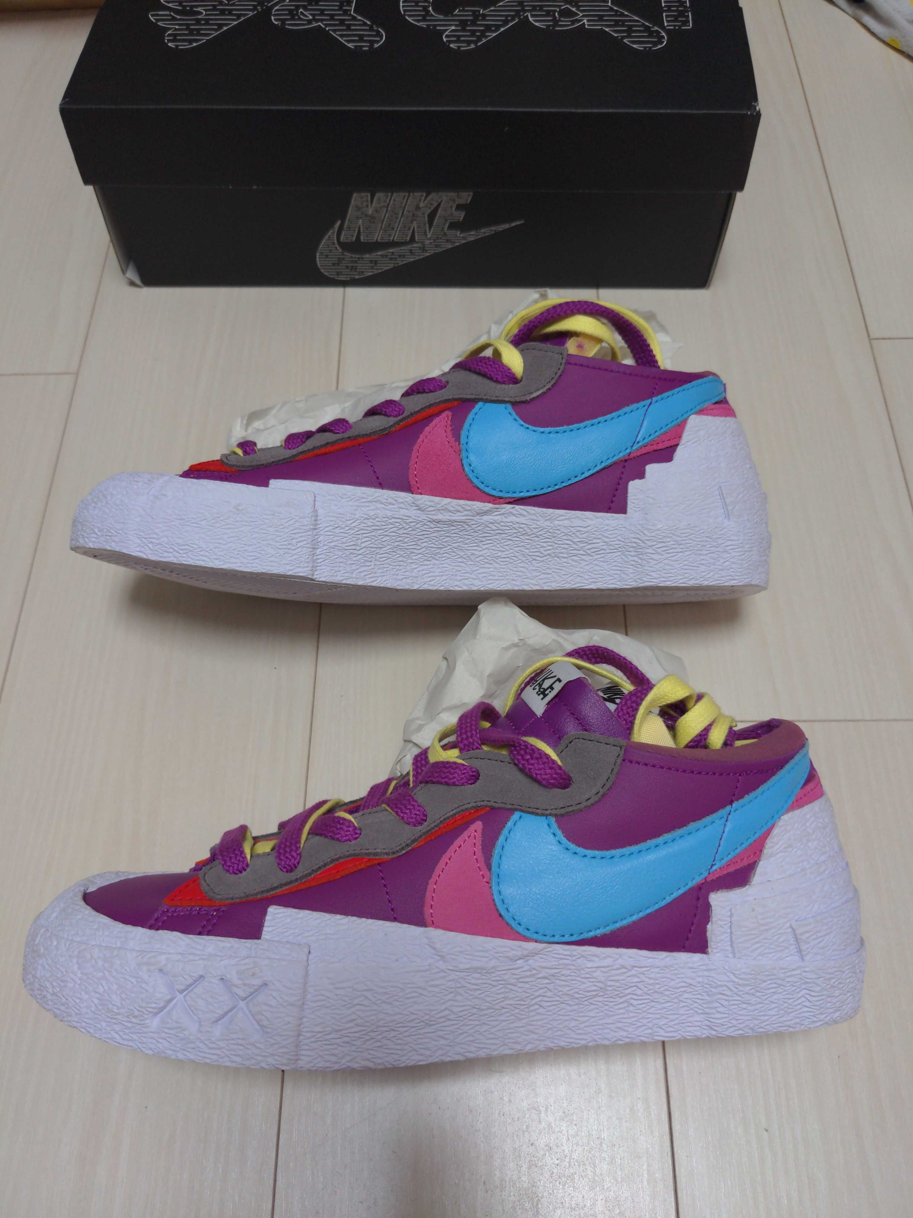 KAWS × sacai × Nike Blazer Low "Purple Dusk"