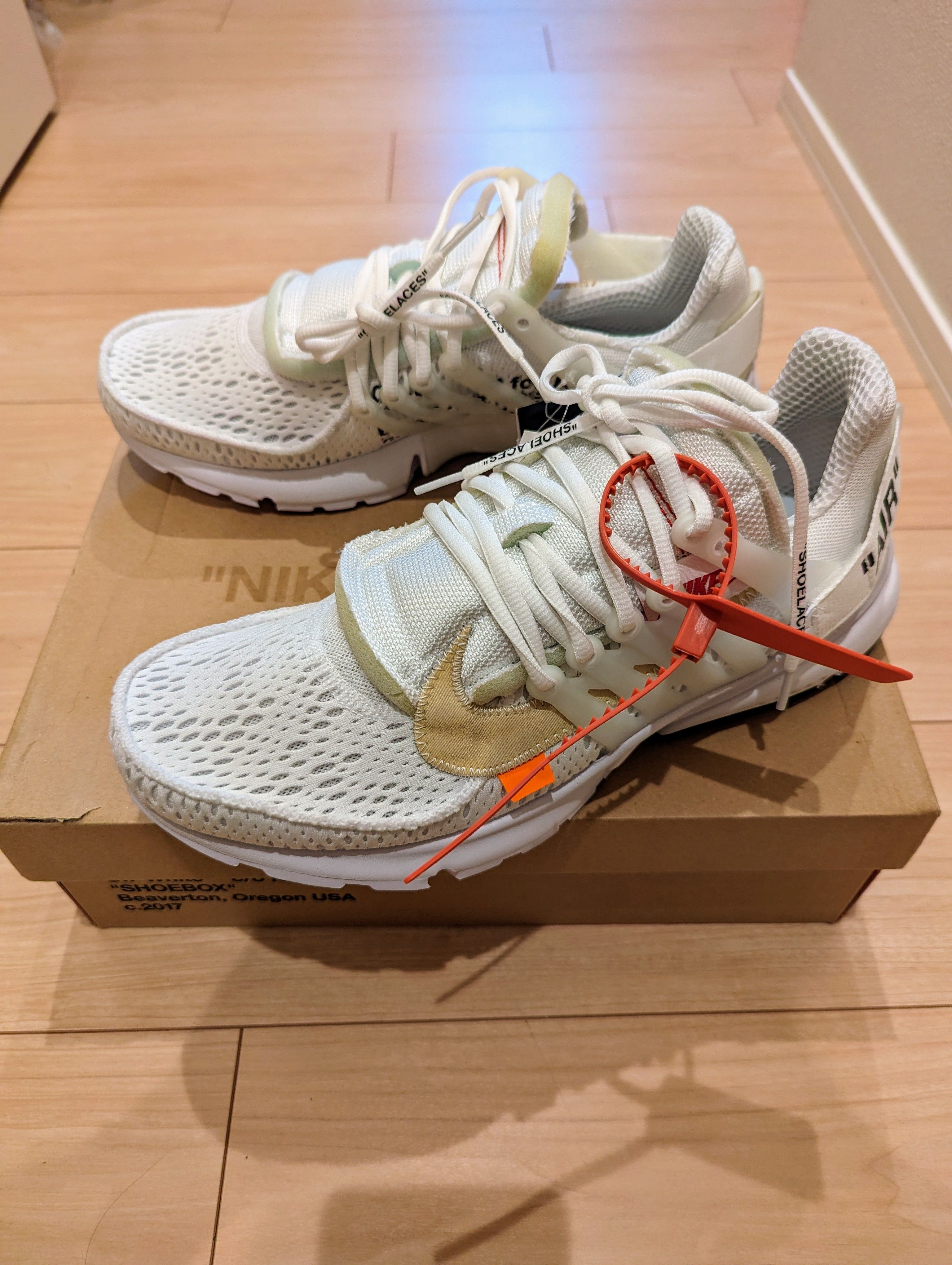 Off-White × Nike Air Presto "White/Black/Cone"