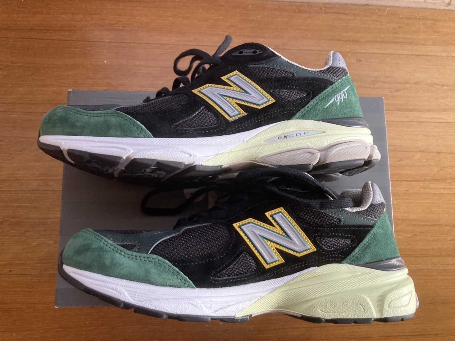 New Balance 990V3 "Black/Green/Yellow"