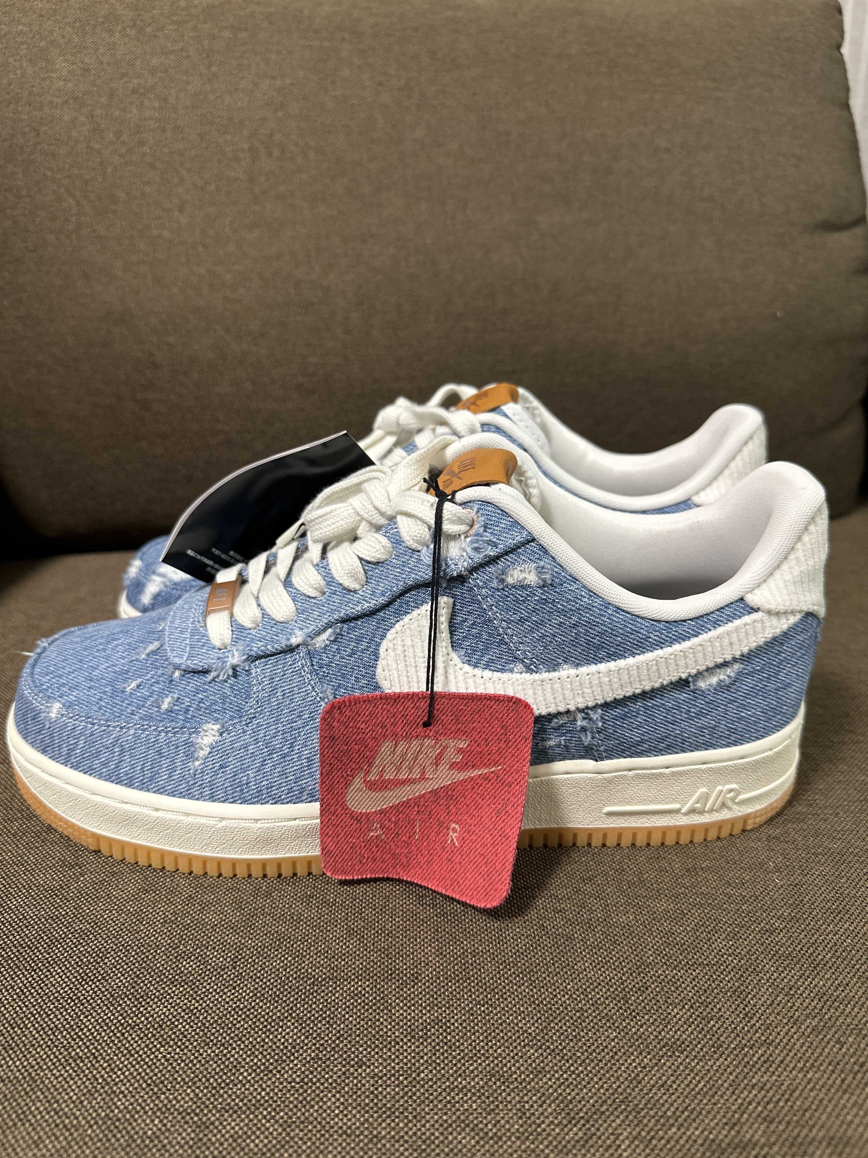Levi’s®︎ × Nike Air Force 1 Low "White/Denim" (Nike By You)