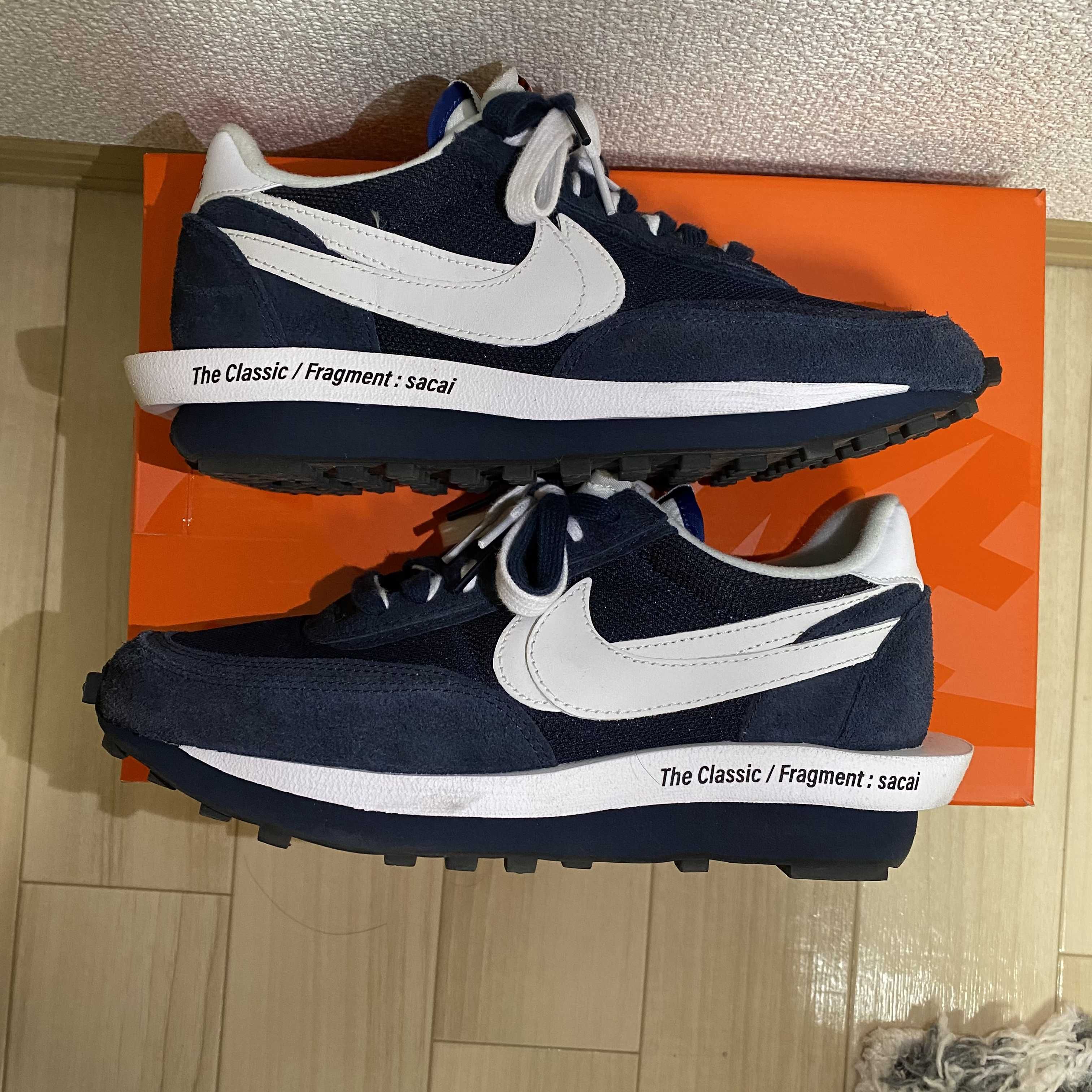 Fragment × sacai × Nike LD Waffle "Blackended Blue"