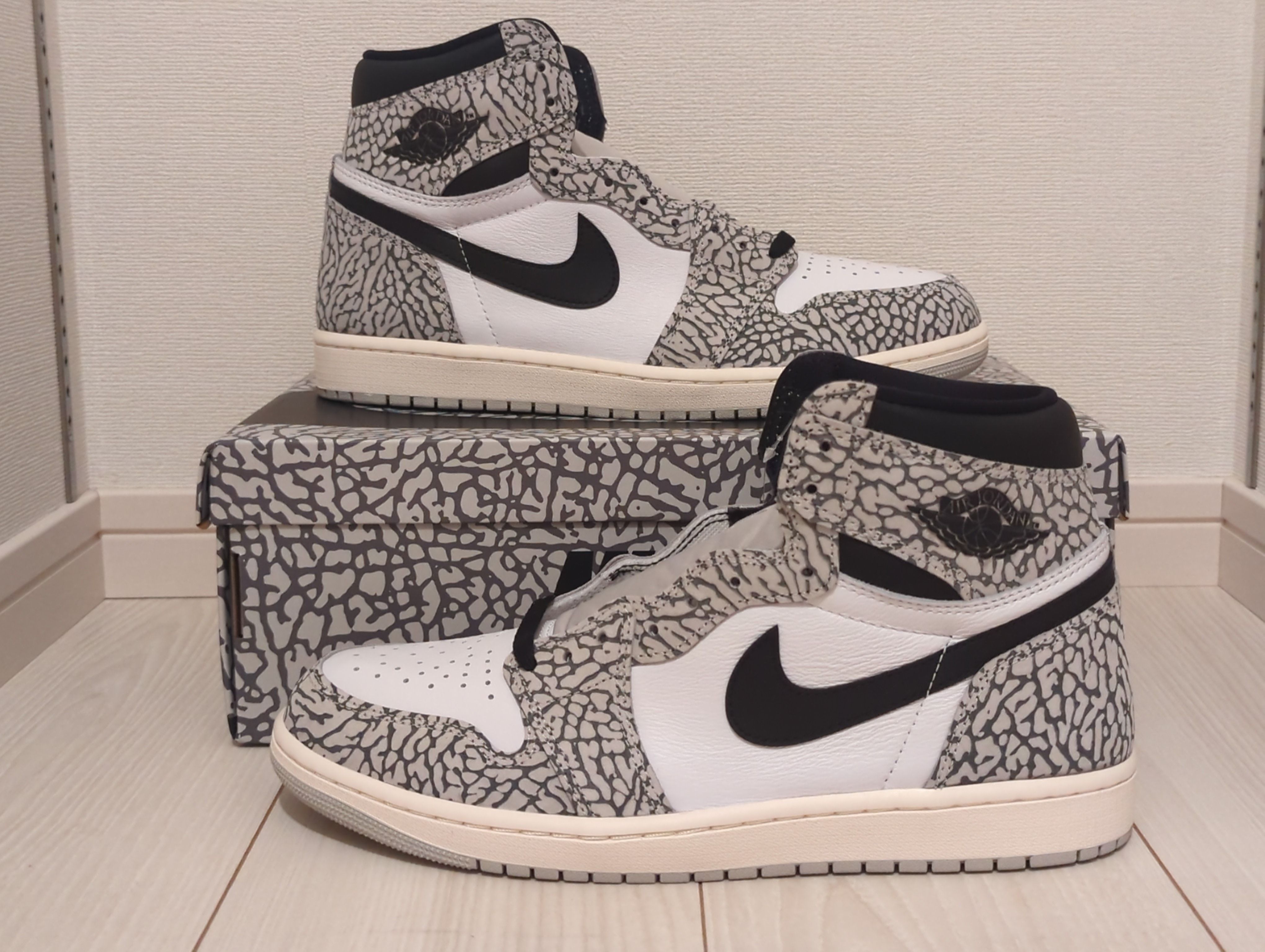 Nike Air Jordan 1 High OG "White Cement/Safari"