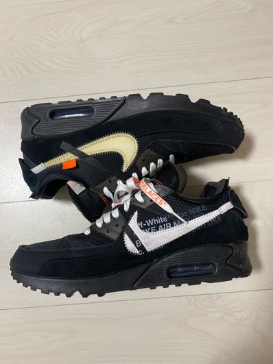 中古 オフホワイト×ナイキ エアマックス90 \