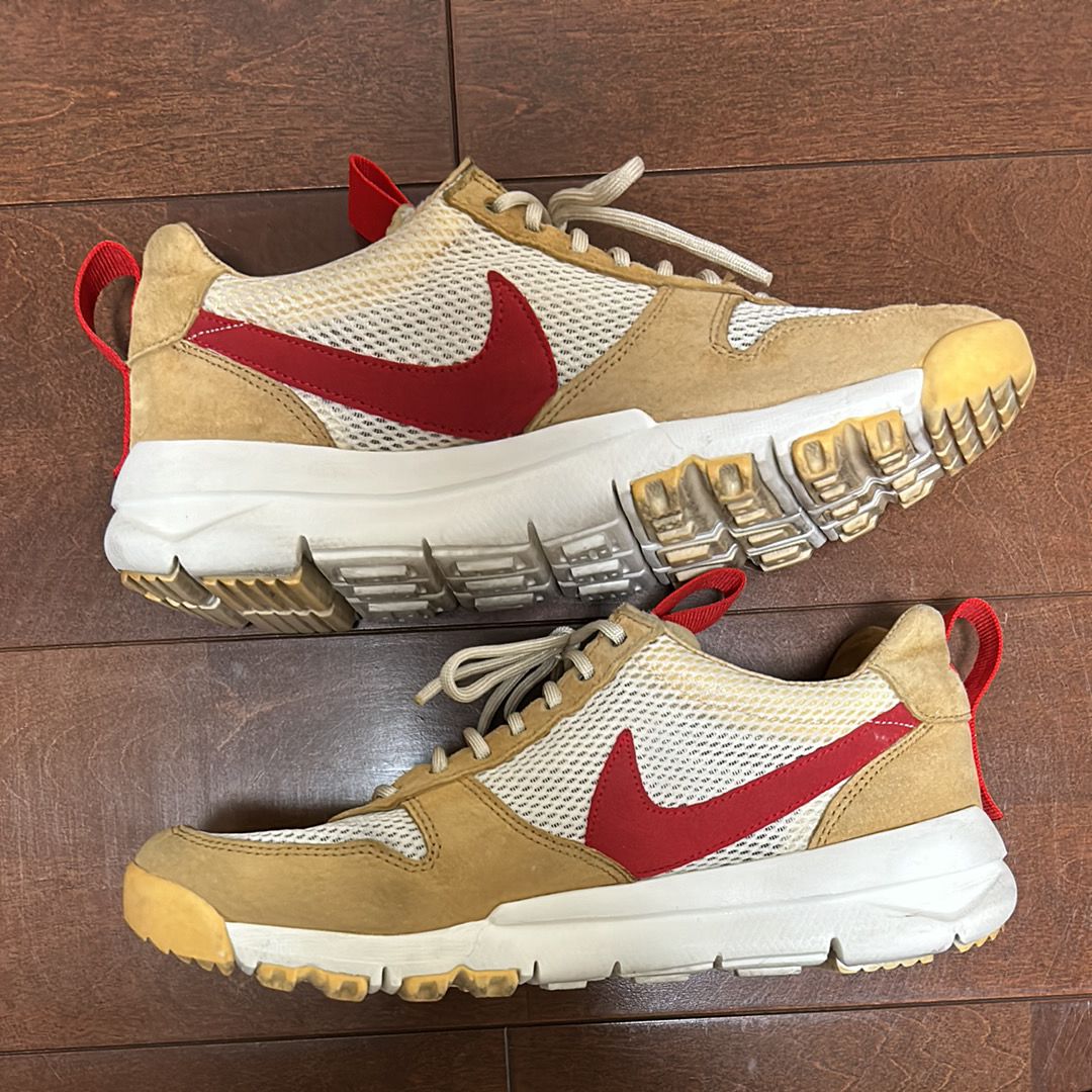 Tom Sachs × Nike Mars Yard 2.0 "Natural/Sport Red-Maple"