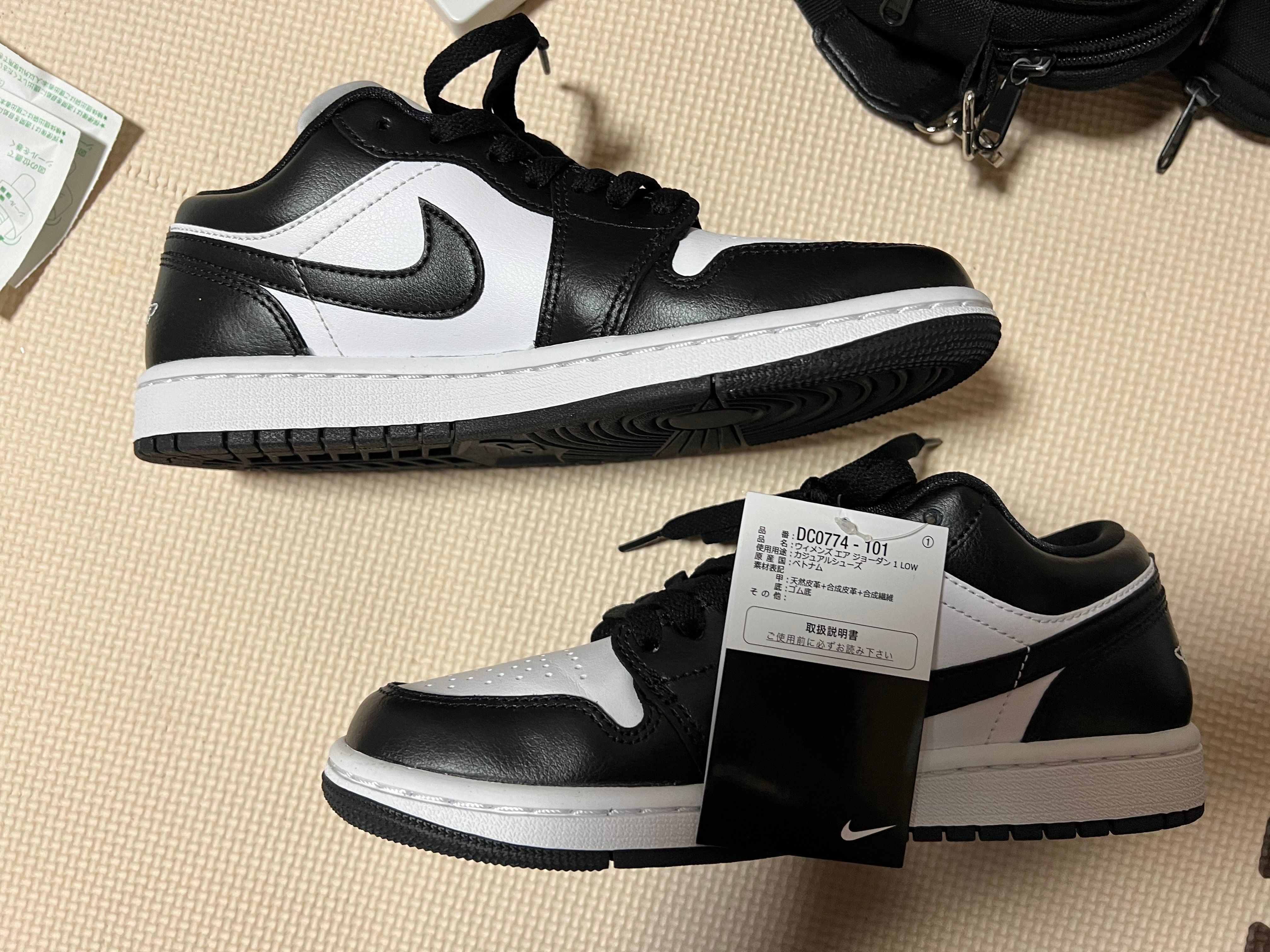 Nike Women's Air Jordan 1 Low "White/Black"