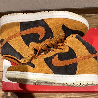 NIKE DUNK HIGH PRM "DARK CURRY"
