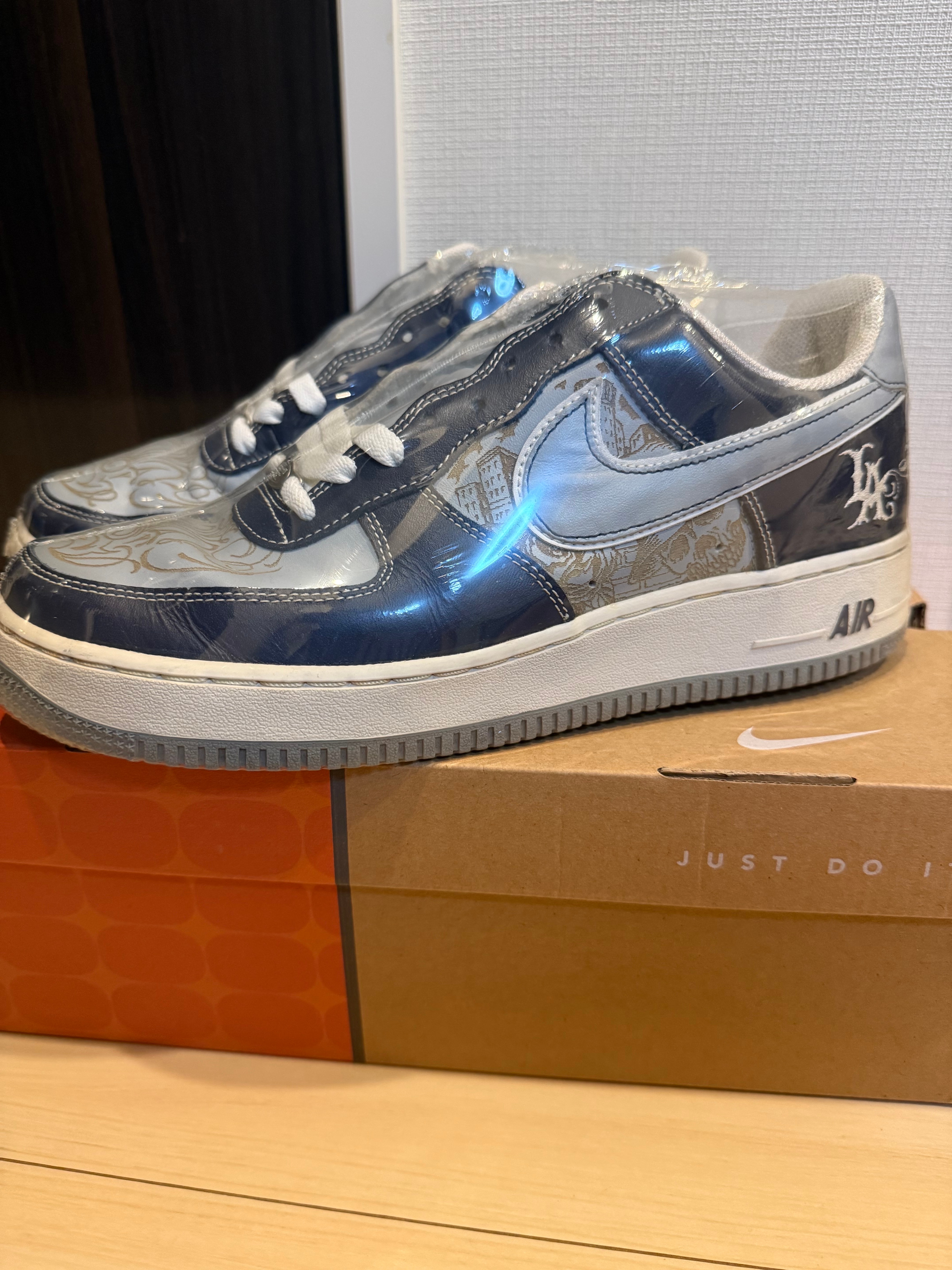 Mr.Cartoon × Nike Air Force 1 Low "Blue Tatoo"