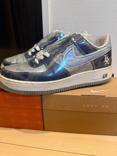 Mr.Cartoon × Nike Air Force 1 Low "Blue Tatoo"