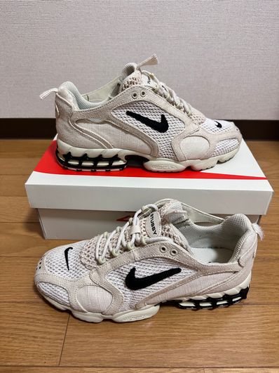 Stussy × Nike Air Zoom Spiridon CG 2 "Fossil/Black"