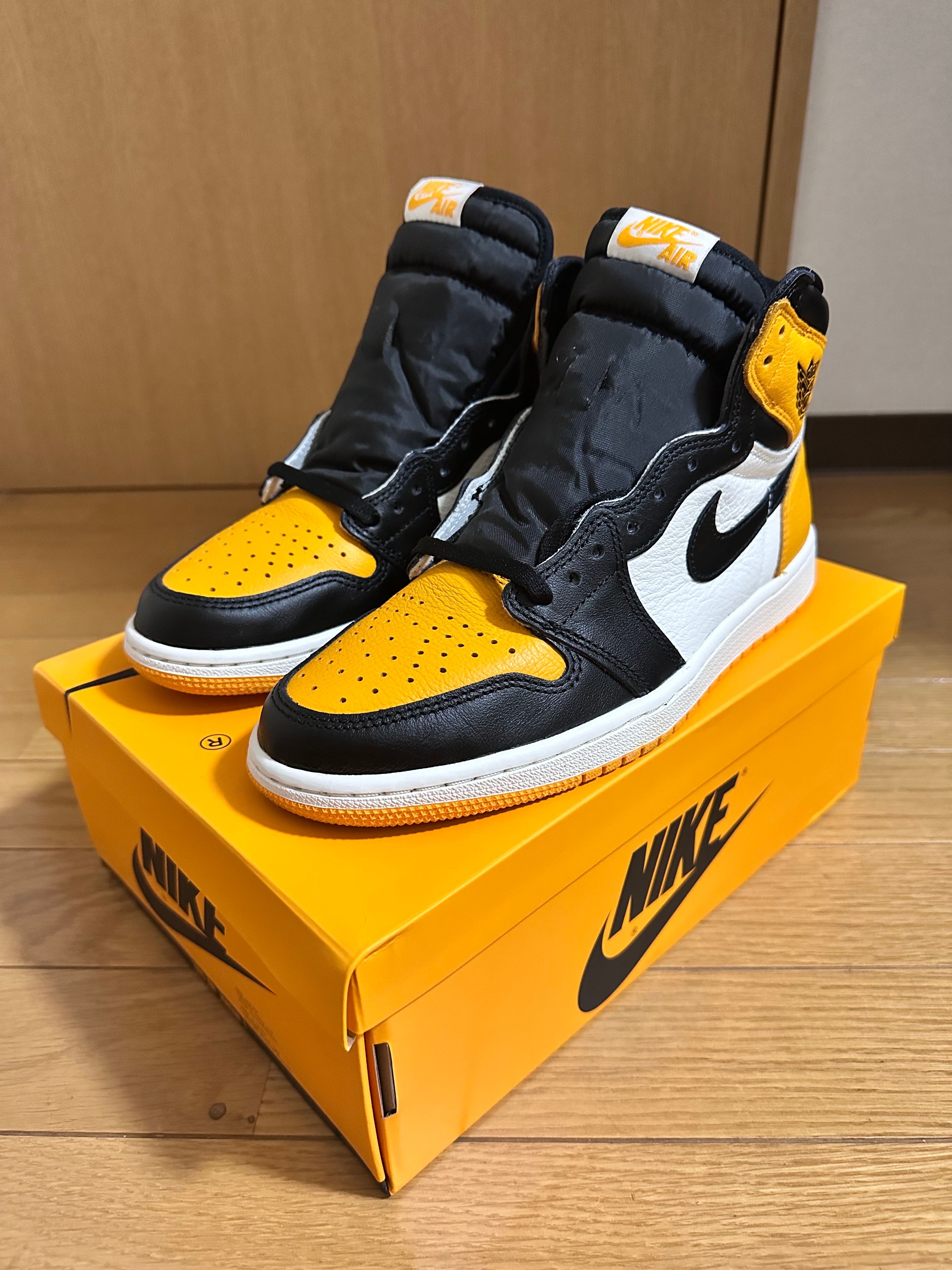 Nike Air Jordan 1 Taxi OG 24.5 スニーカハイカット 新24.5／GS Air Jordan 1 Retro High OG Taxi