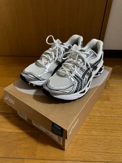 KITH × Asics Gel-Kayano 14 "Cream/Scarab" (1201A954-100)