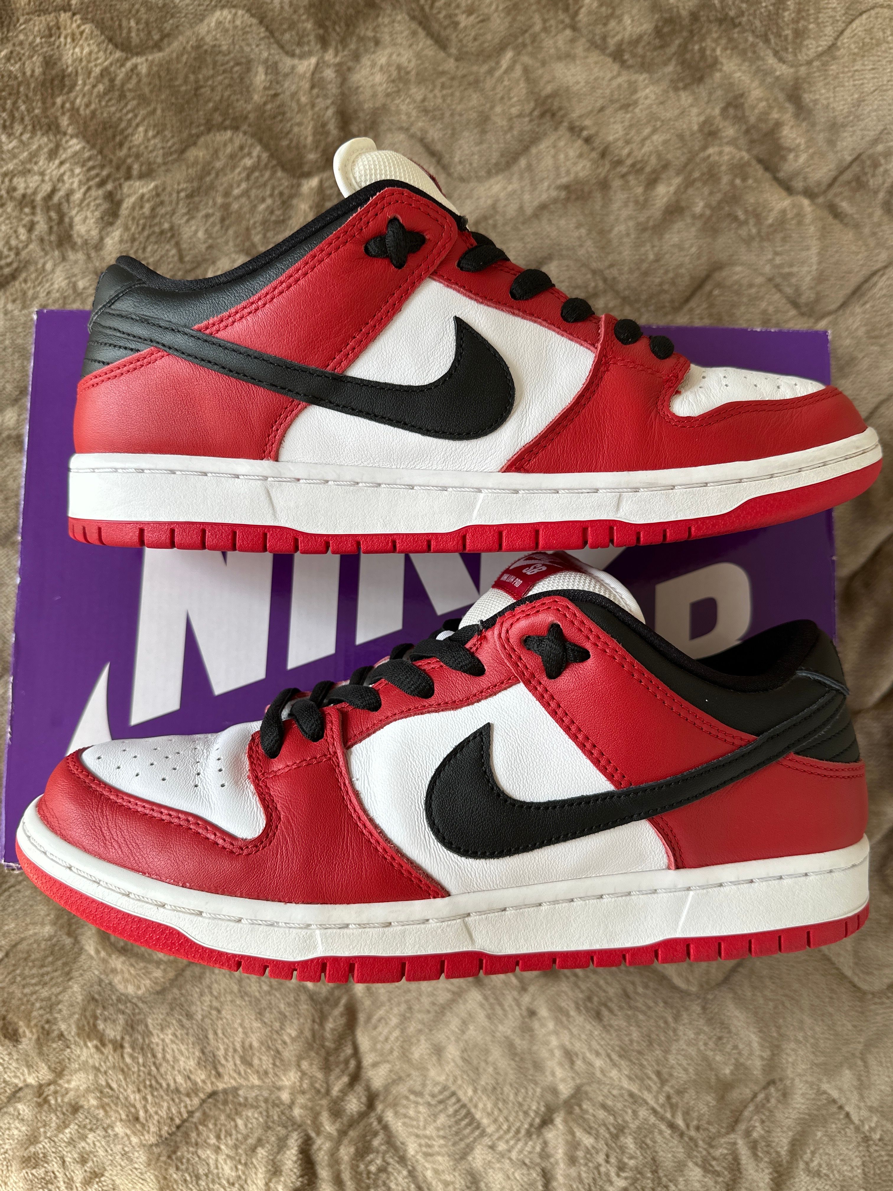 Nike SB Dunk Low Pro "J-Pack Chicago/Varsity Red and White"