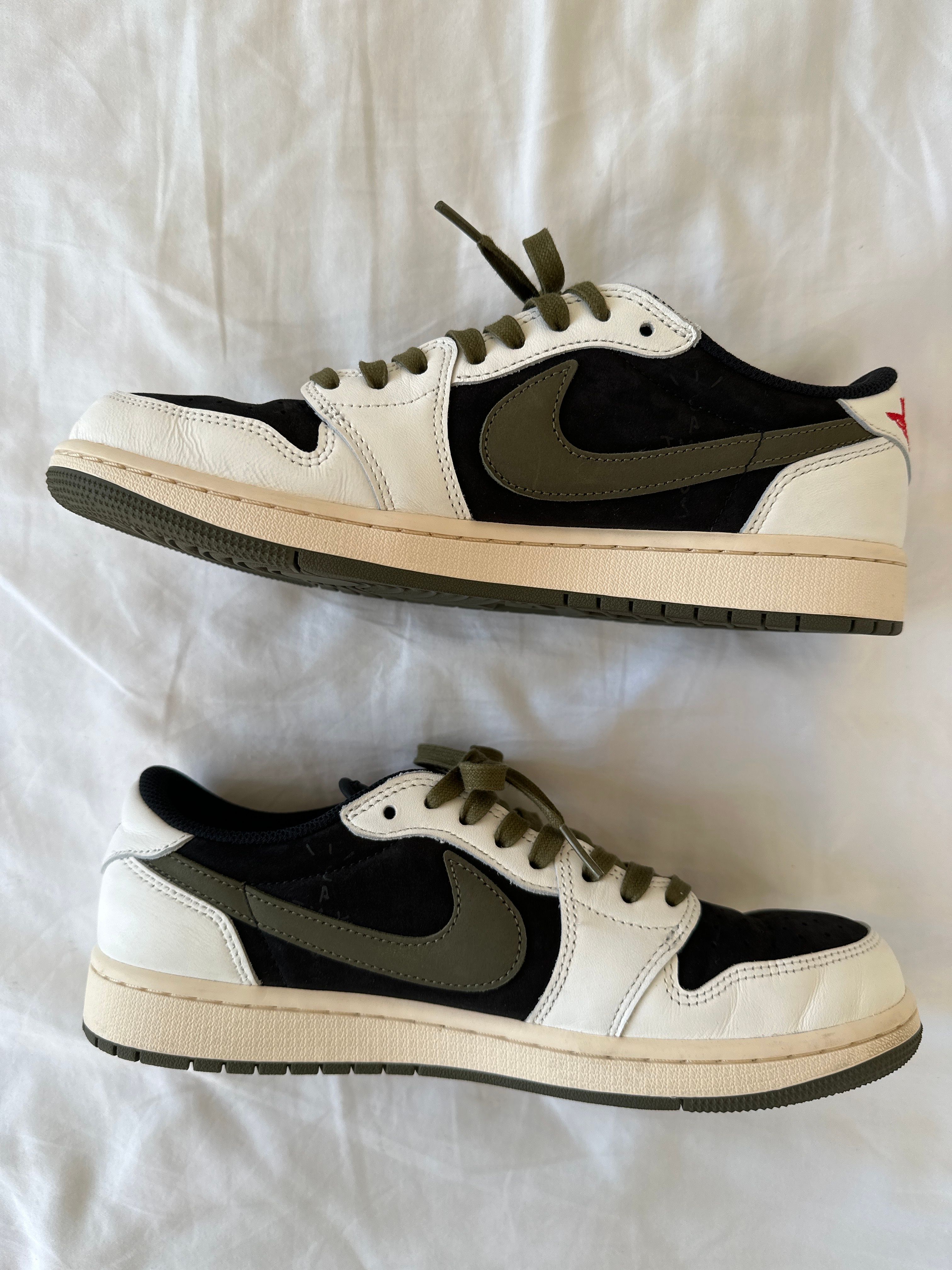 Travis Scott × Nike Women's Air Jordan 1 Low OG "Medium Olive"