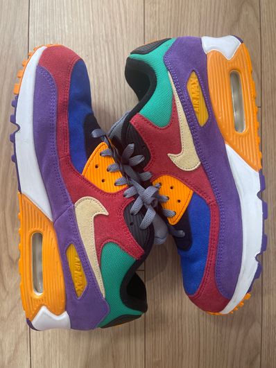 NIKE AIR MAX 90 "VIOTECH UNIVERSITYRED/PALE VANILLA/HYPER GRAPE"