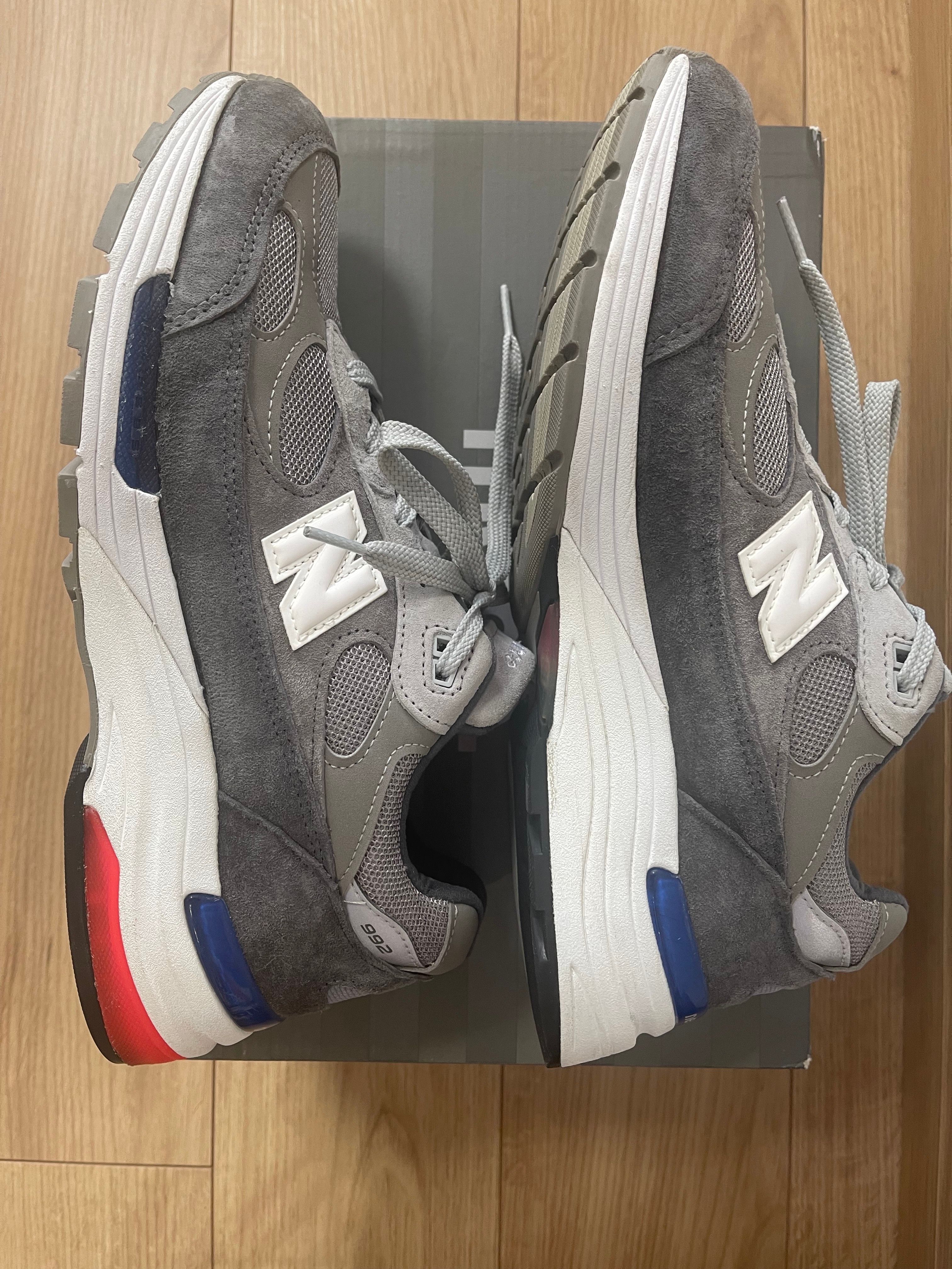 New Balance 992 "GRAY/BLUE/RED"