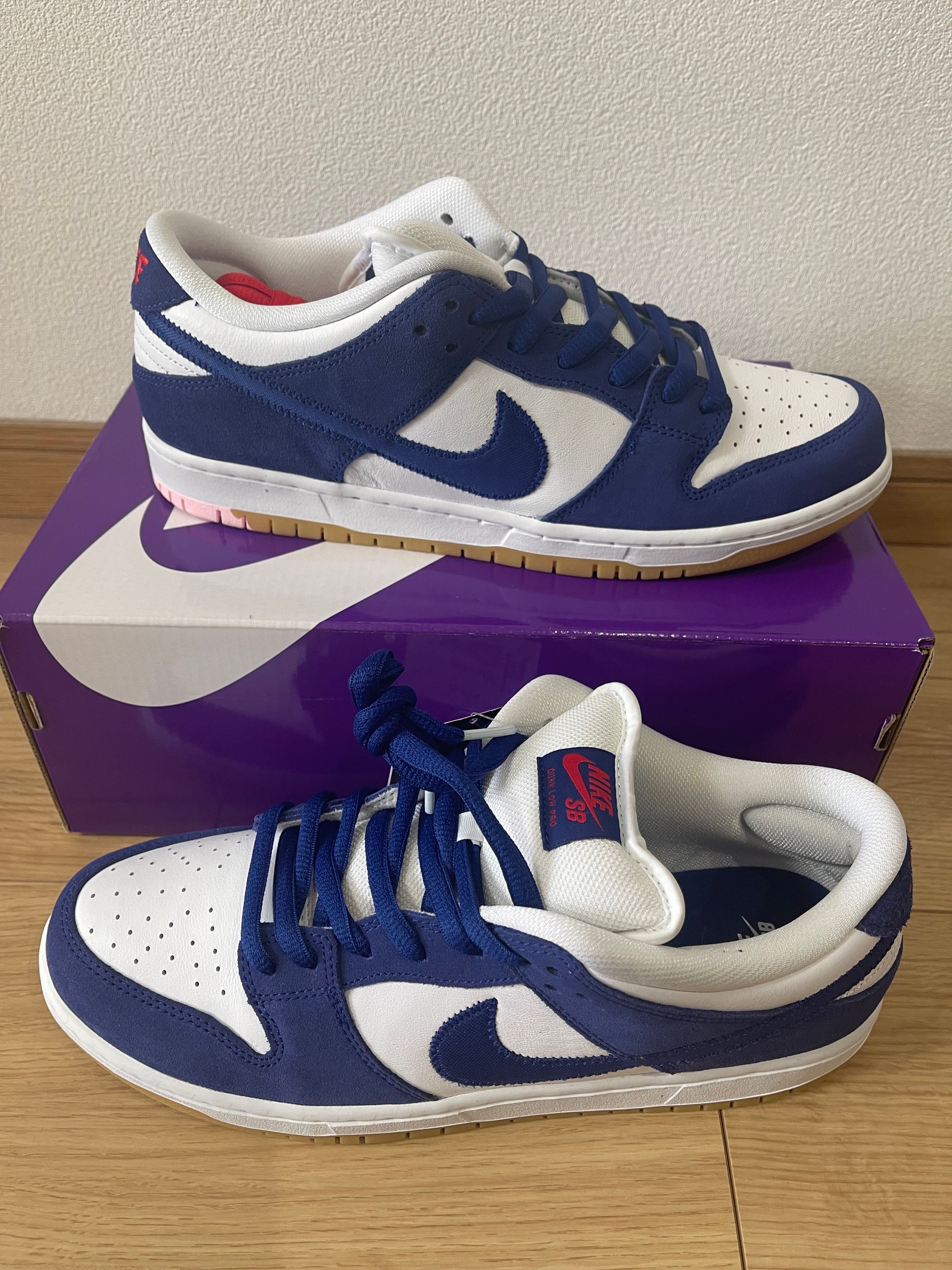 Nike SB Dunk Low "Los Angeles Dodgers/Deep Royal Blue"