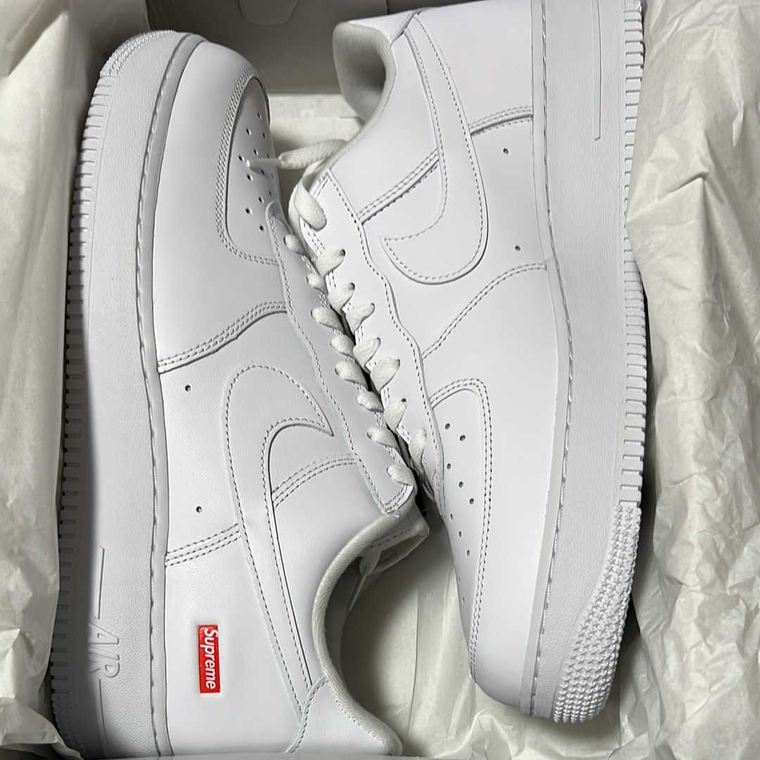Supreme × Nike Air Force 1 Low "White"