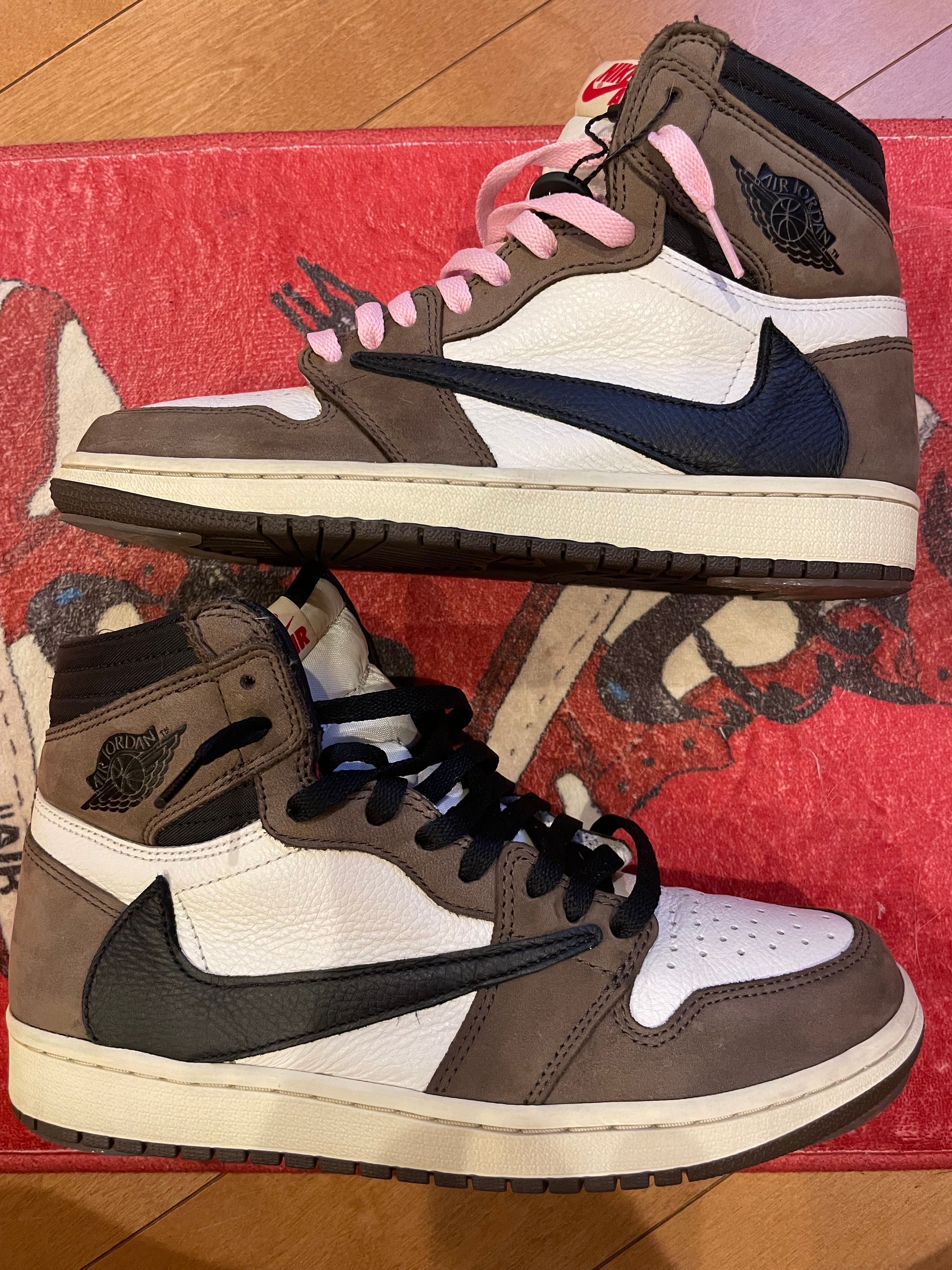 Travis Scott × Nike Air Jordan 1 Retro High OG TS SP "Sail/Dark Mocha"