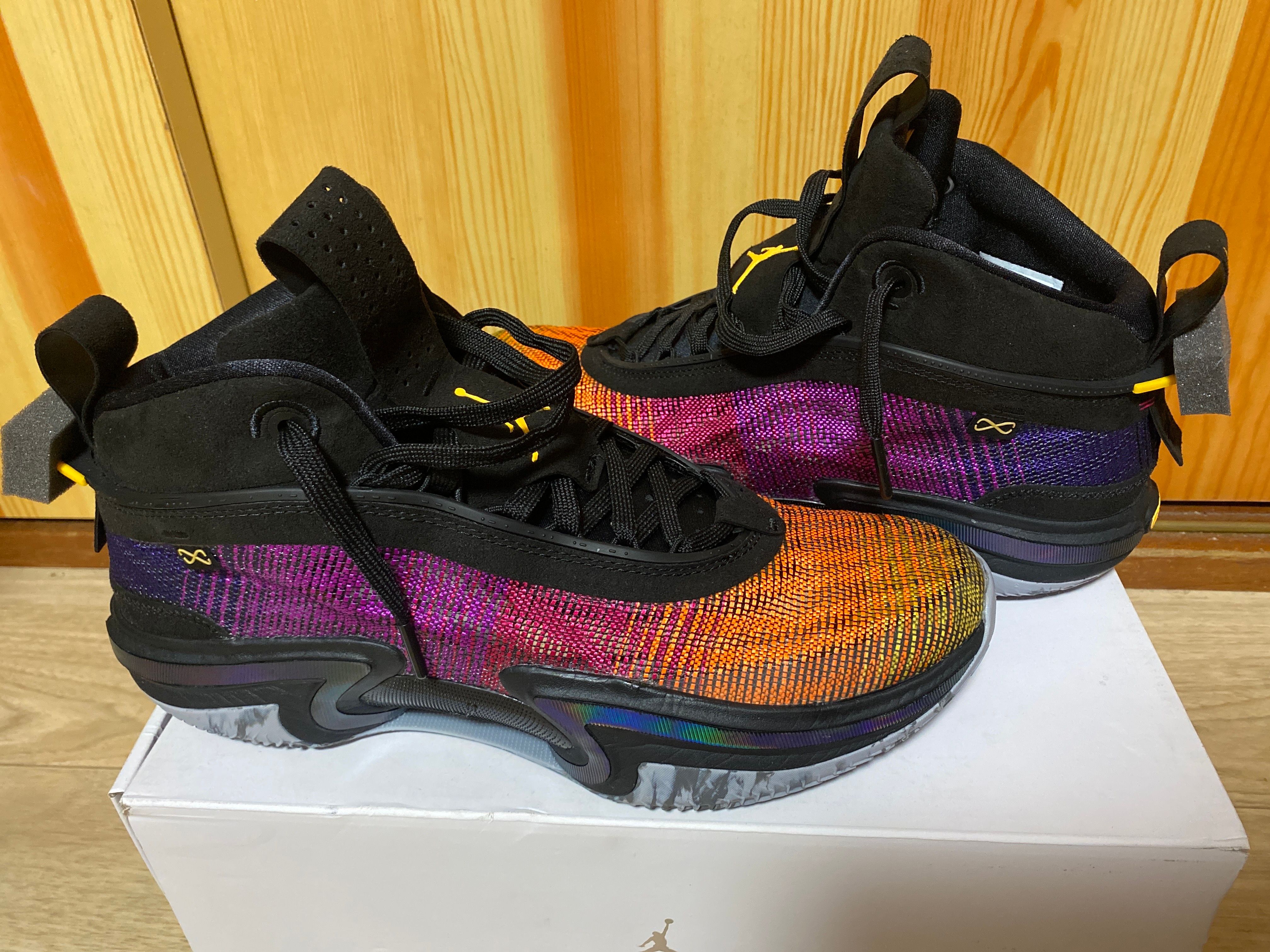 Nike Air Jordan 36 "Black/Deadly Pink/Court Purple/Laser Orange"