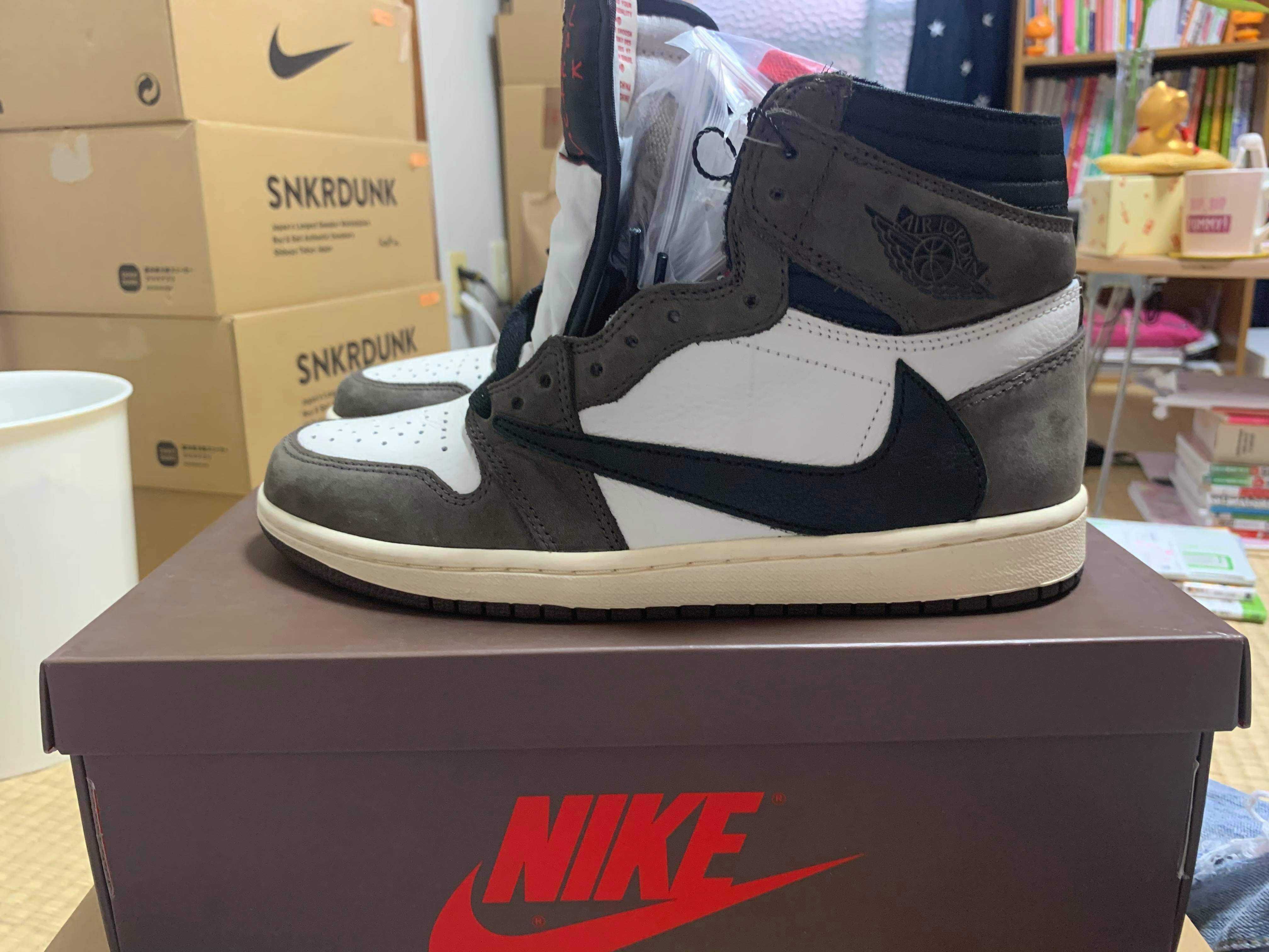 Travis Scott × Nike Air Jordan 1 Retro High OG TS SP "Sail/Dark Mocha"