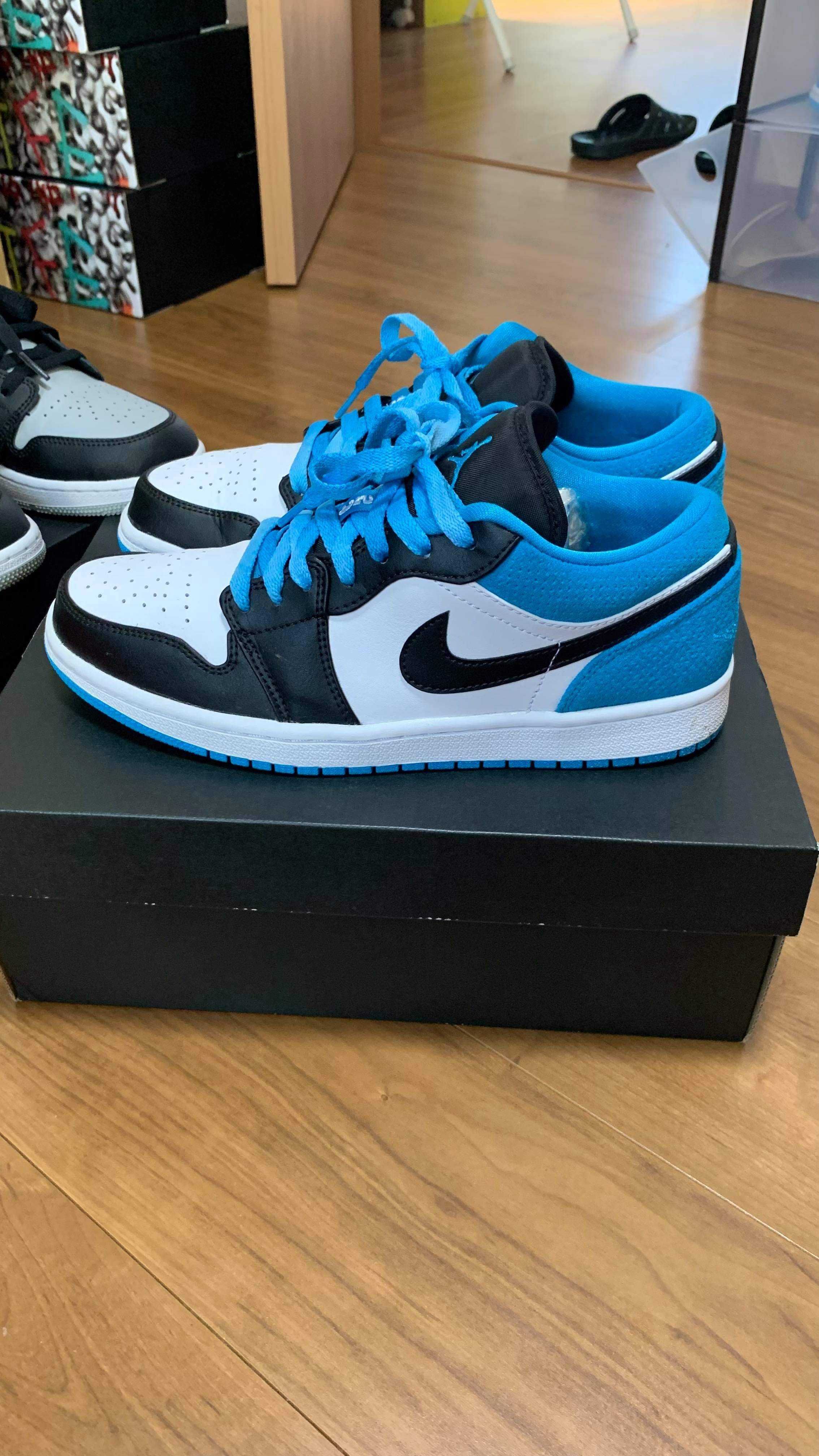 Nike Air Jordan 1 Low SE "Black/Laser Blue/White"