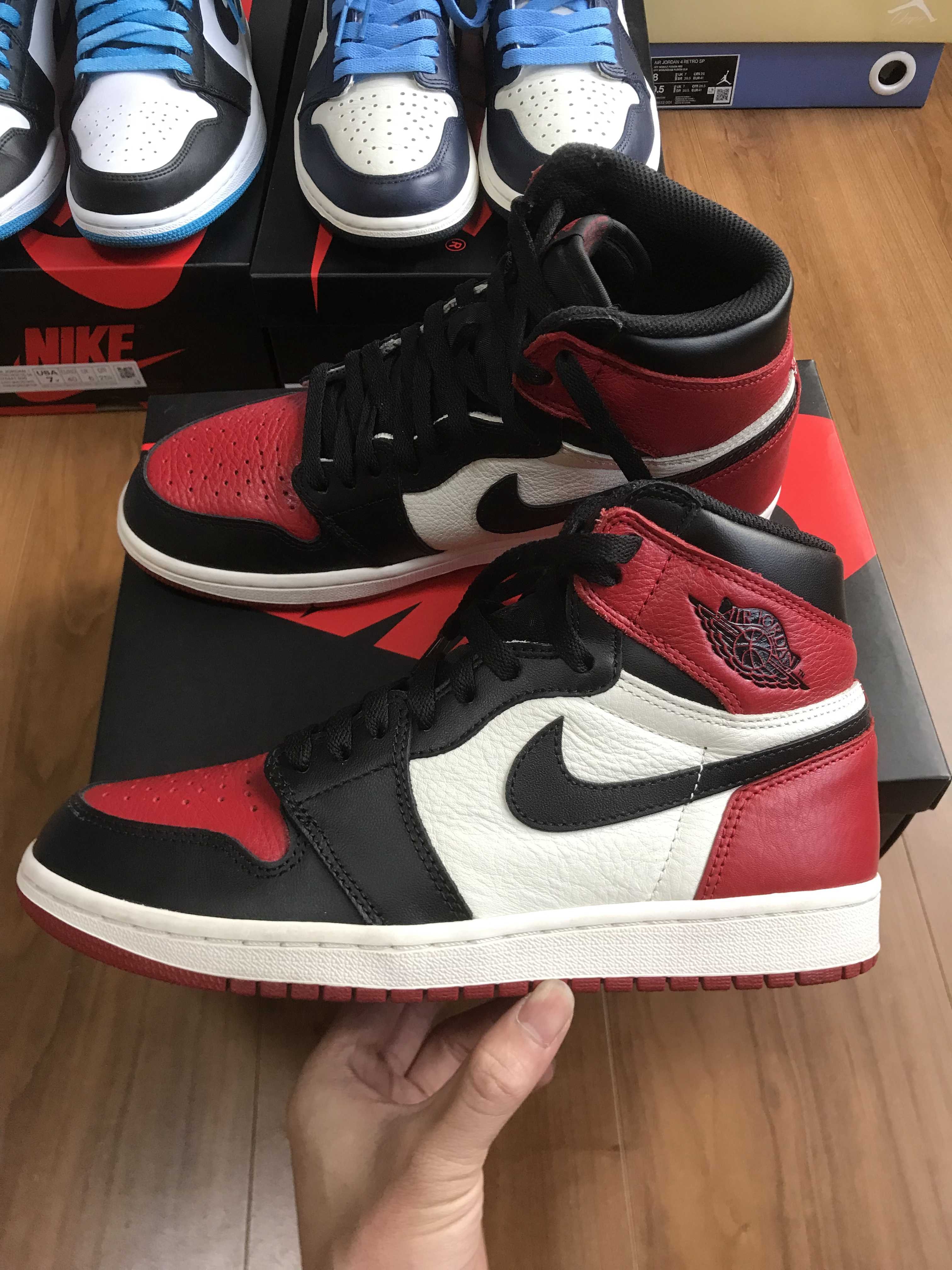 Nike Air Jordan 1 Retro High OG "Bred Toe"