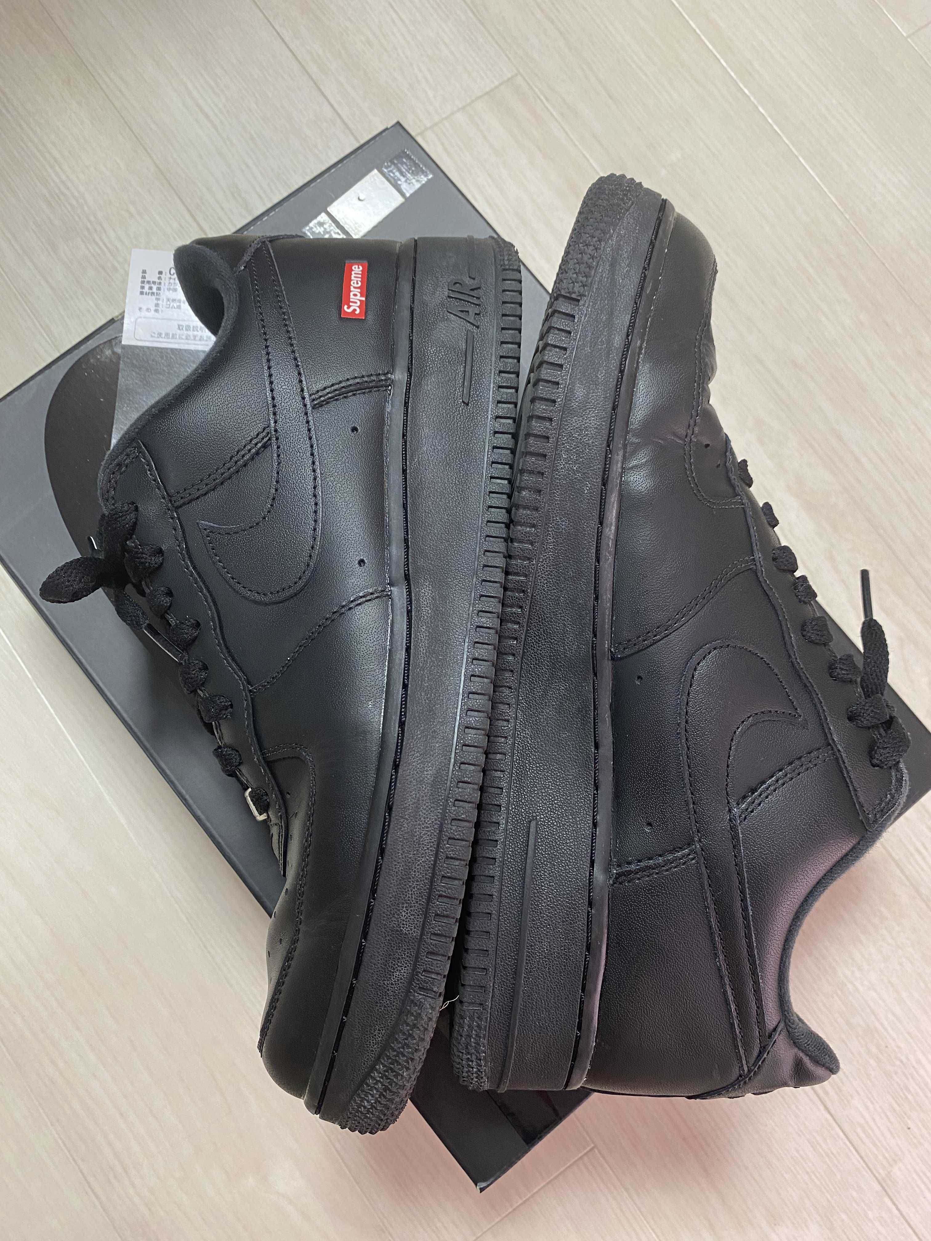 Supreme × Nike Air Force 1 Low "Black"