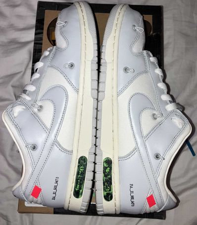 Off-White × Nike Dunk Low "Sail/Neutral Gray"