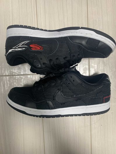 Wasted Youth × Nike SB Dunk Low "Black Denim"(Special Box) / VERDY