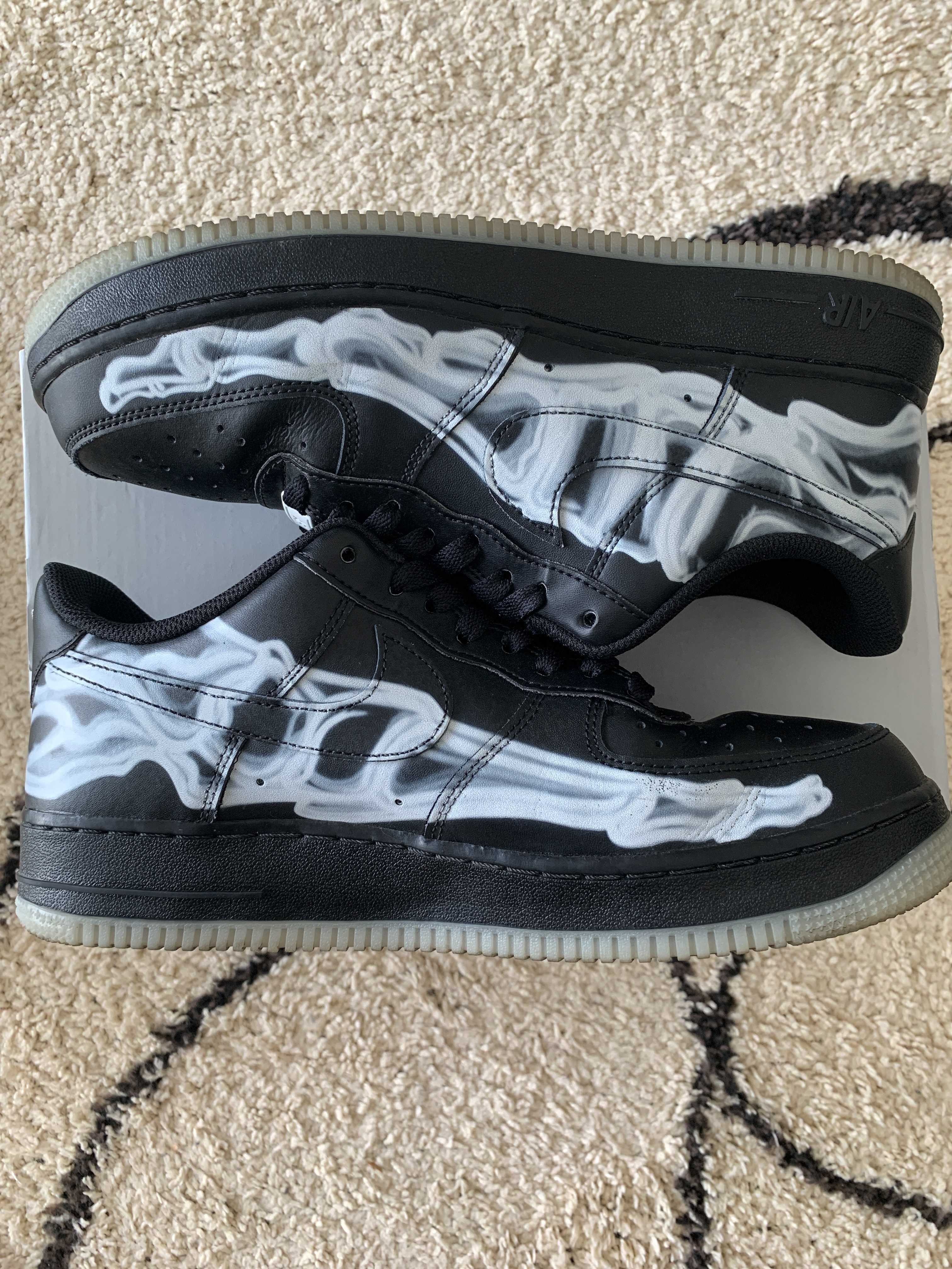Nike Air Force 1 Low "Black Skeleton"