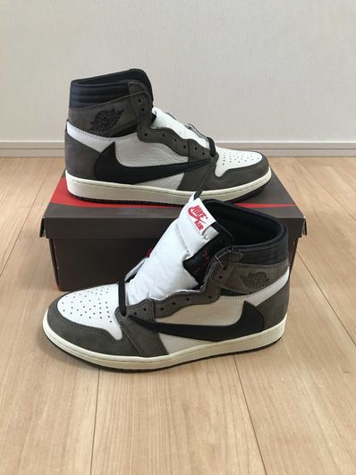 Travis Scott × Nike Air Jordan 1 Retro High OG TS SP "Sail/Dark Mocha"