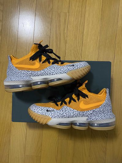 atmos × Nike LeBron 16 Low "Safari" (CD9471-800/CI3358-800)