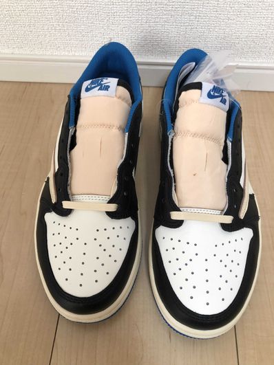 Travis Scott × fragment design × Nike Air Jordan 1 Low OG SP "Military Blue"