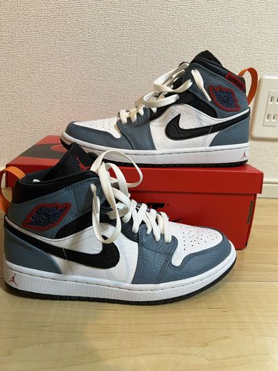 FACETASM × Nike Air Jordan 1 Mid "White/Navy"