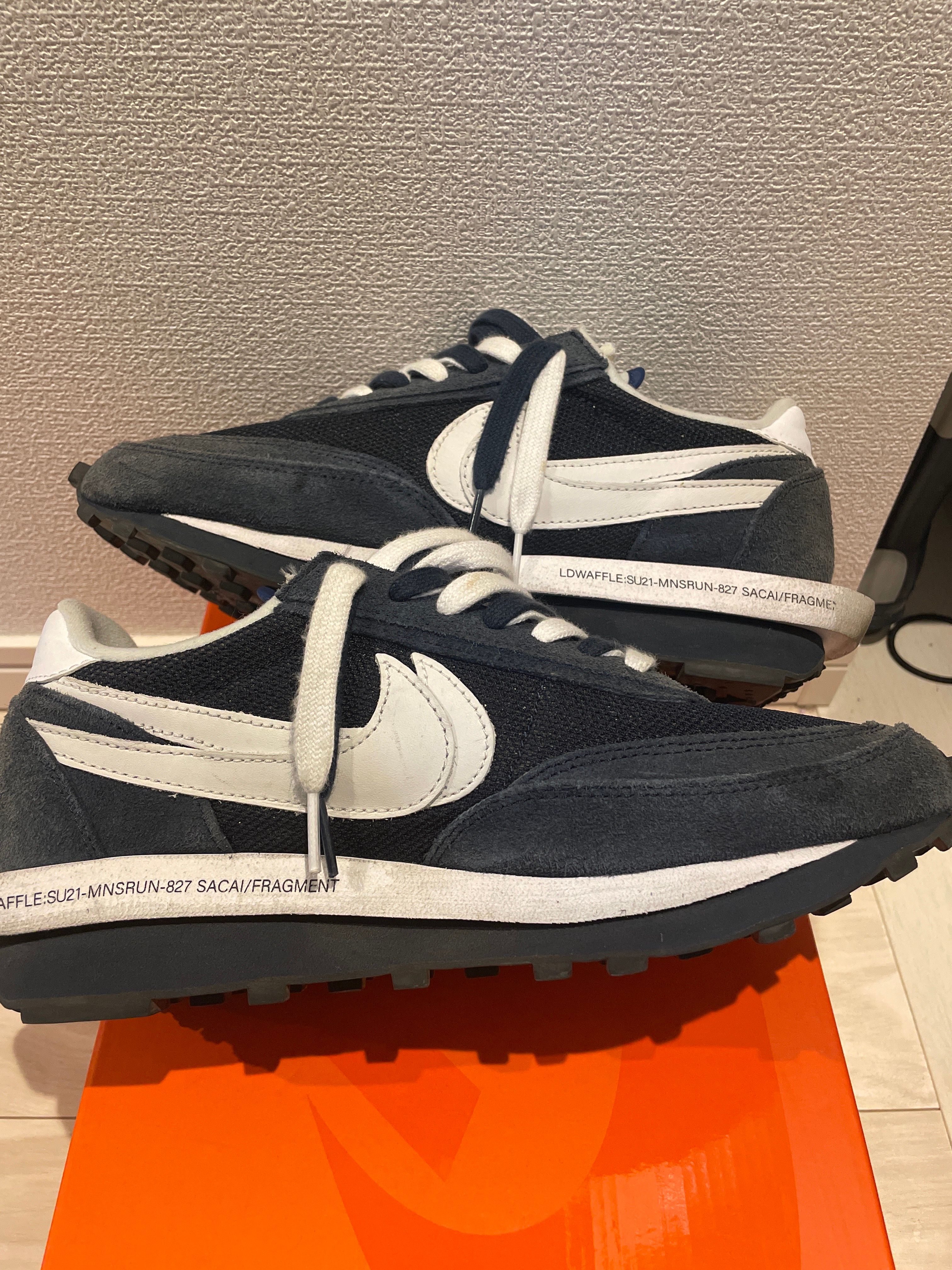 Fragment × sacai × Nike LD Waffle "Blackended Blue"