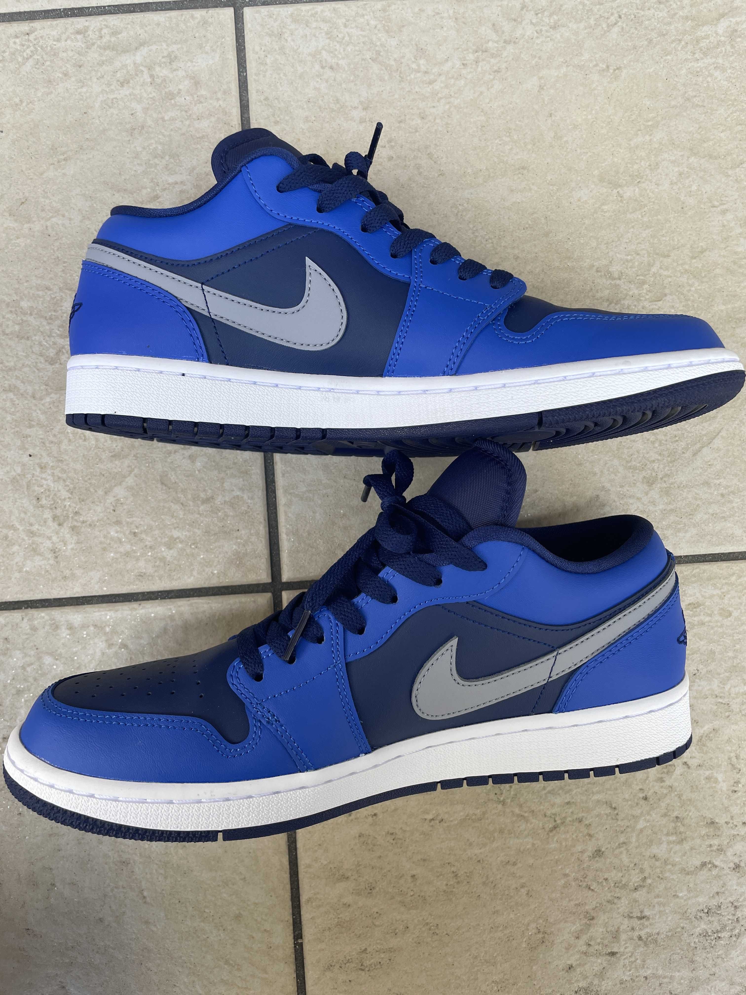 Nike Women's Air Jordan 1 Low "Game Royal/Stealth Blue/Void White"