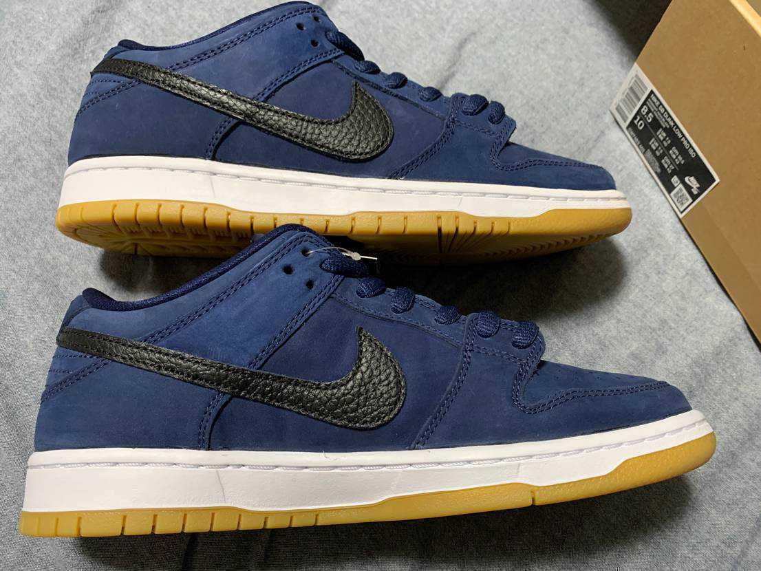 Nike SB Dunk Low Orange Label "Obsidian/Black-Light Gum Brown"