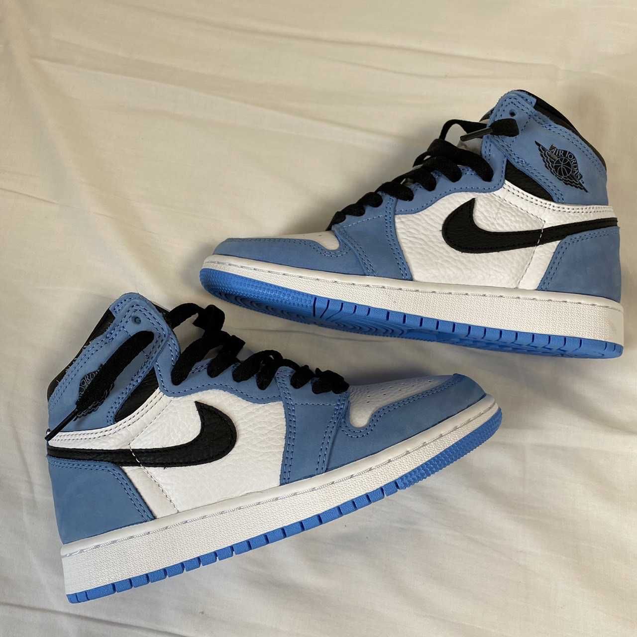 Nike GS Air Jordan 1 High "White/University Blue/Black"   