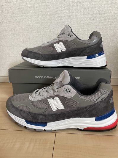 New Balance 992 "GRAY/BLUE/RED"