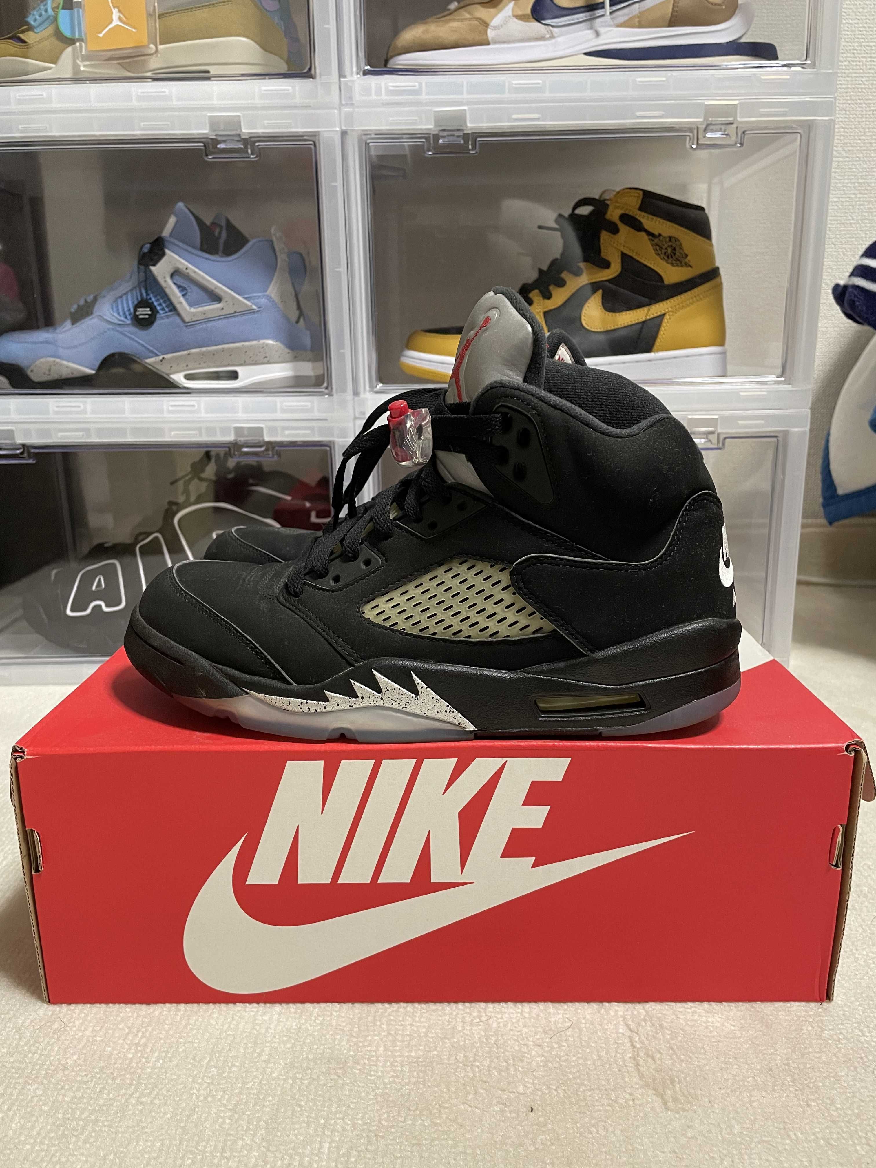 Nike Air Jordan 5 Retro OG "Black/Fire Red/Metallic Silver/White" (2016)