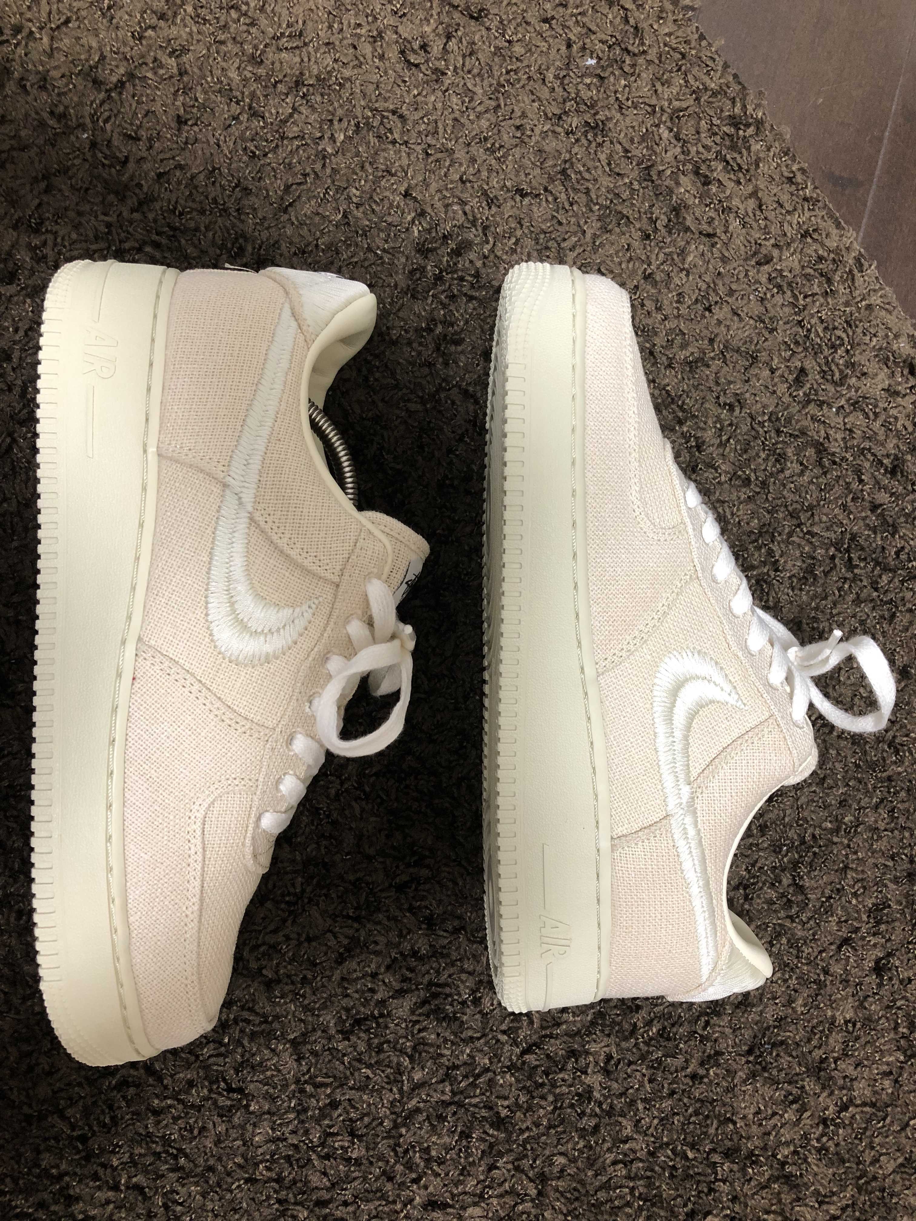Stussy × Nike Air Force 1 Low "Fossil Stone"