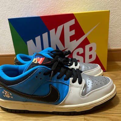 Instant Skateboards × Nike SB Dunk Low "Blue Hero"